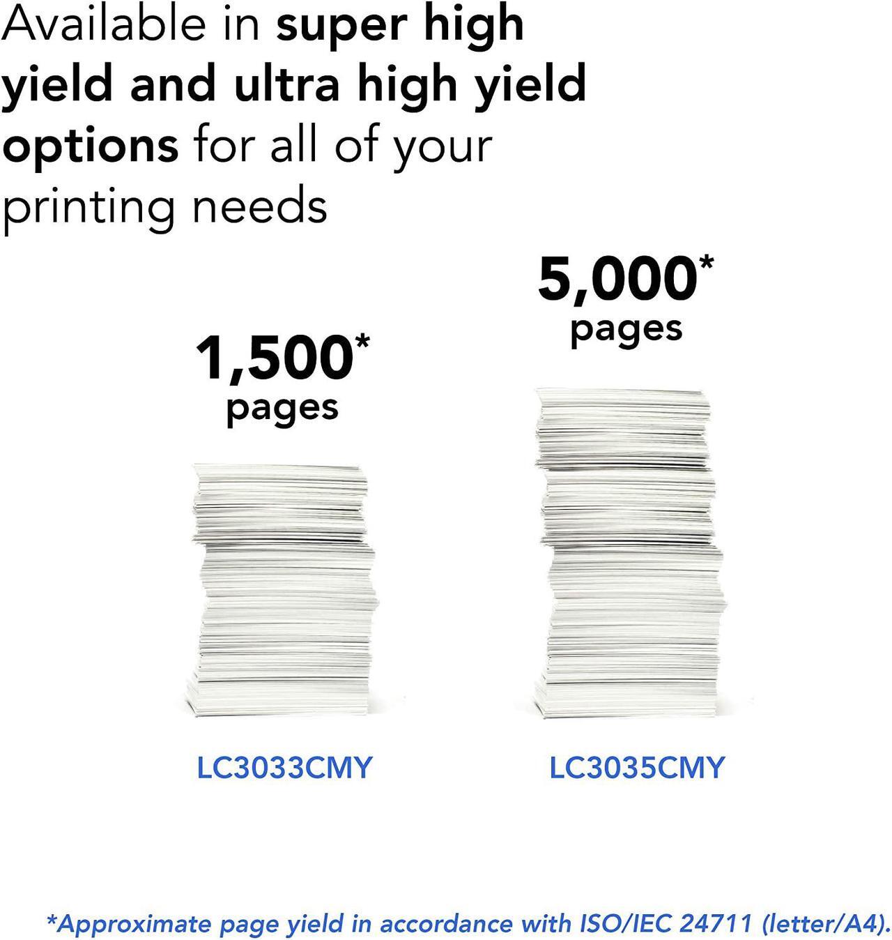 Alt view image 6 of 11 - Brother LC3033M Super High Yield Ink Cartridge - Magenta