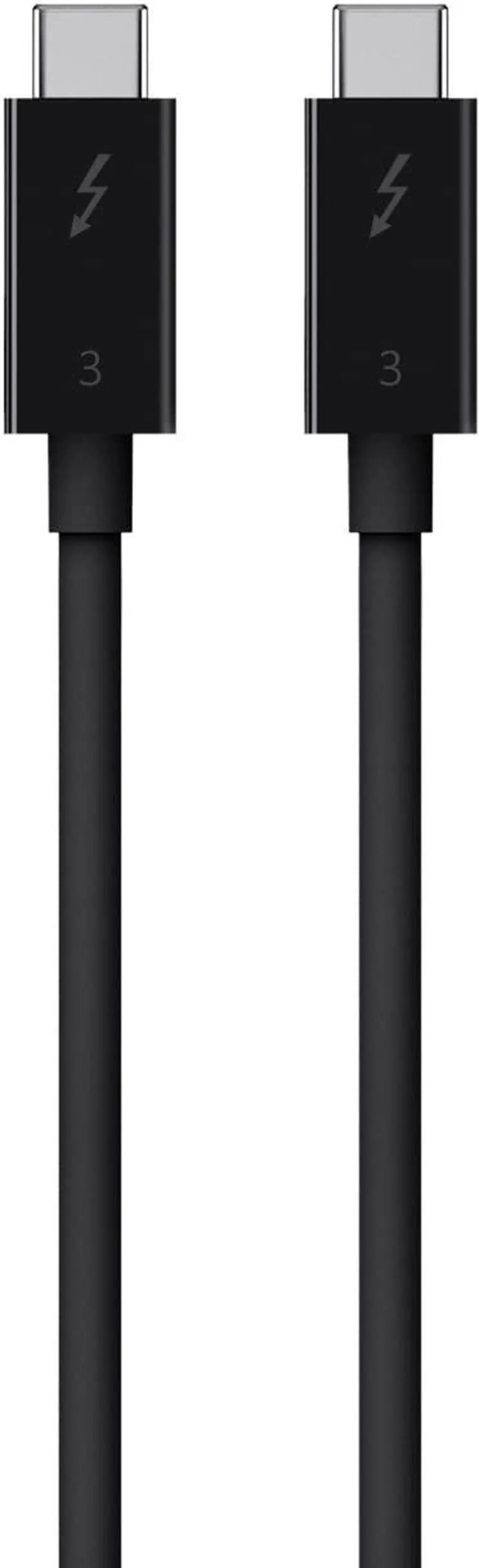 Alt view image 4 of 9 - Belkin Components F2CD084BT0.5MBK 0.5M 40Gbits Black Thunderbolt Cable