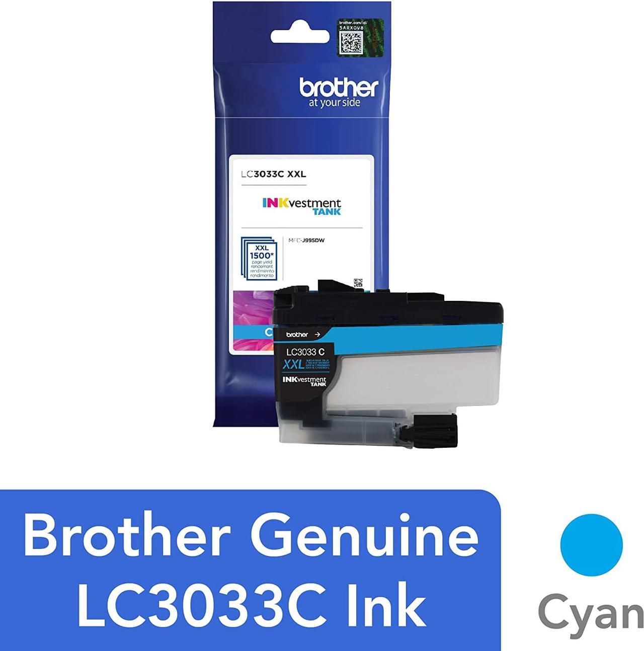 Alt view image 2 of 11 - Brother LC3033C Super High Yield Ink Cartridge - Cyan