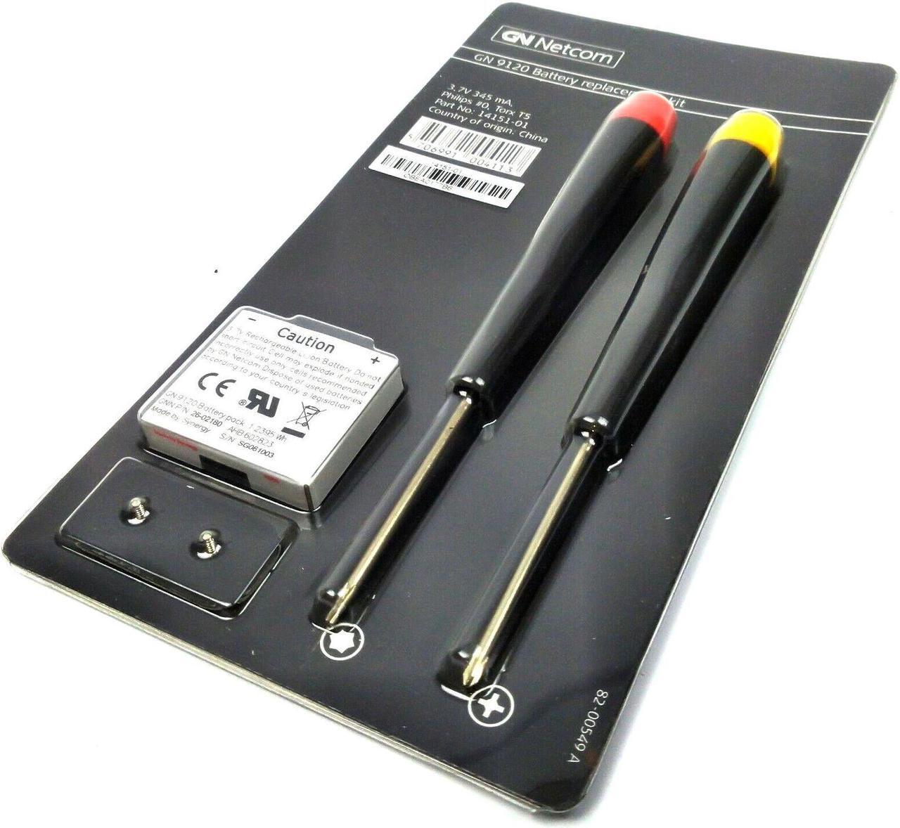 Alt view image 3 of 5 - New Battery Replacement Kit for Jabra GN 9120 Wireless Headset (GN Netcom)