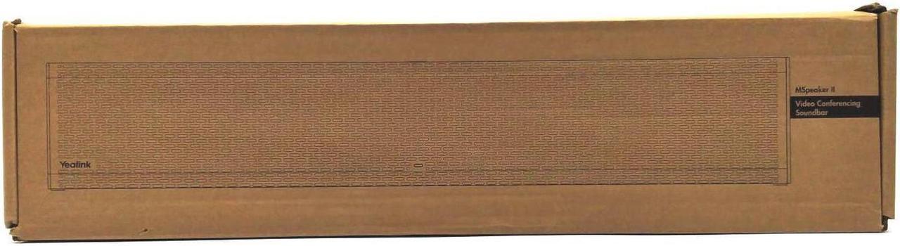 Alt view image 8 of 9 - Yealink MSPEAKER II Sound Bar Speaker 10 W RMS MSPEAKERII