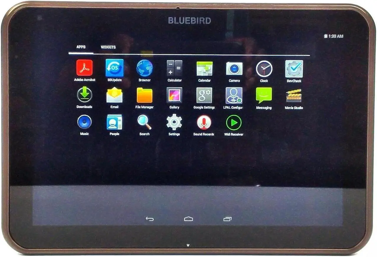 Alt view image 2 of 7 - Bluebird RT100 Tablet Computer Full Rugged Android 4.4 WiFi Bluetooth RT100-ANLB
