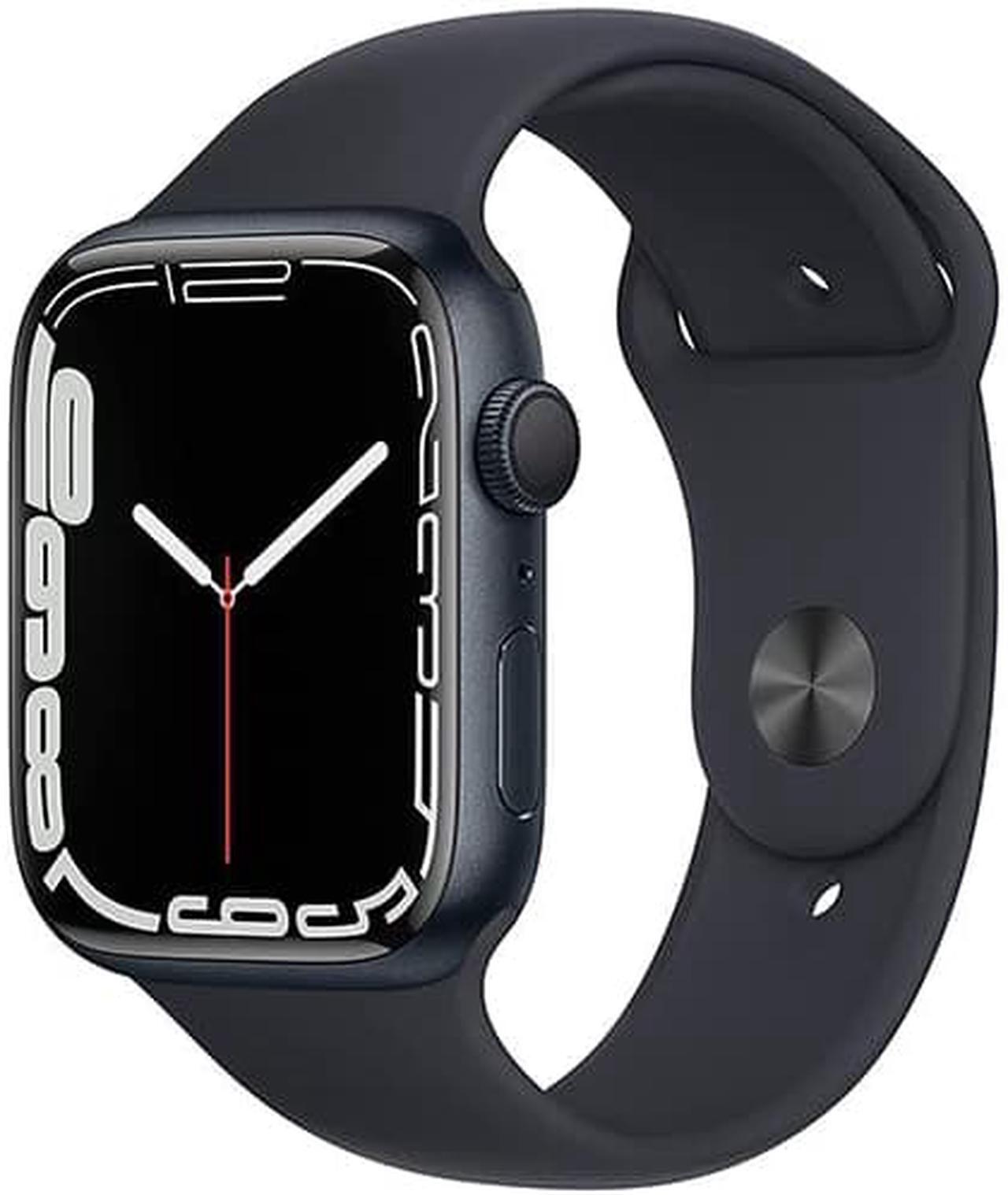 Main image of Apple Watch Series 7 41mm GPS - Midnight Aluminum Case - Midnight Sport Band (2021) - Good Condition