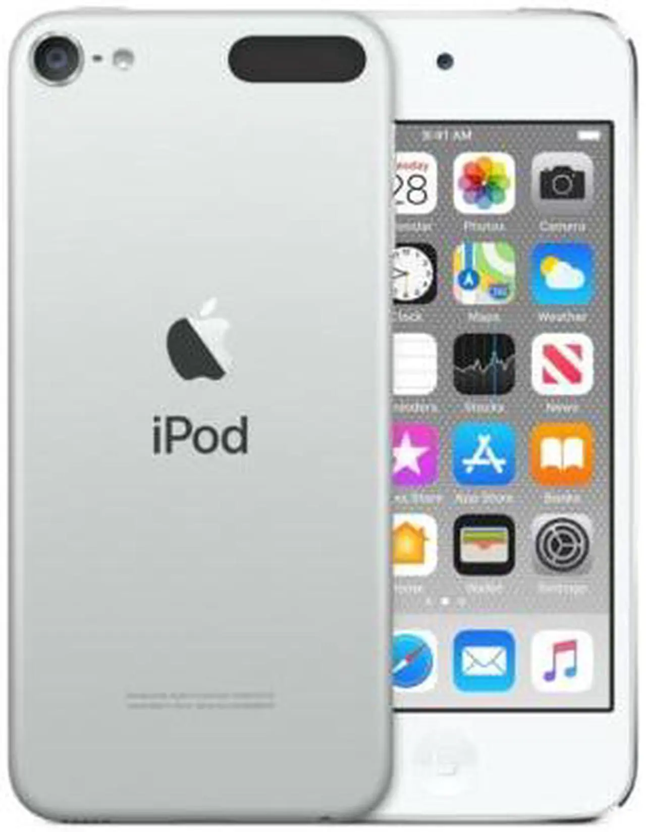 Main image of iPod Touch 7 (7th Gen) - 32GB - Silver - MVHV2LL/A - 2019 - Very Good Condition