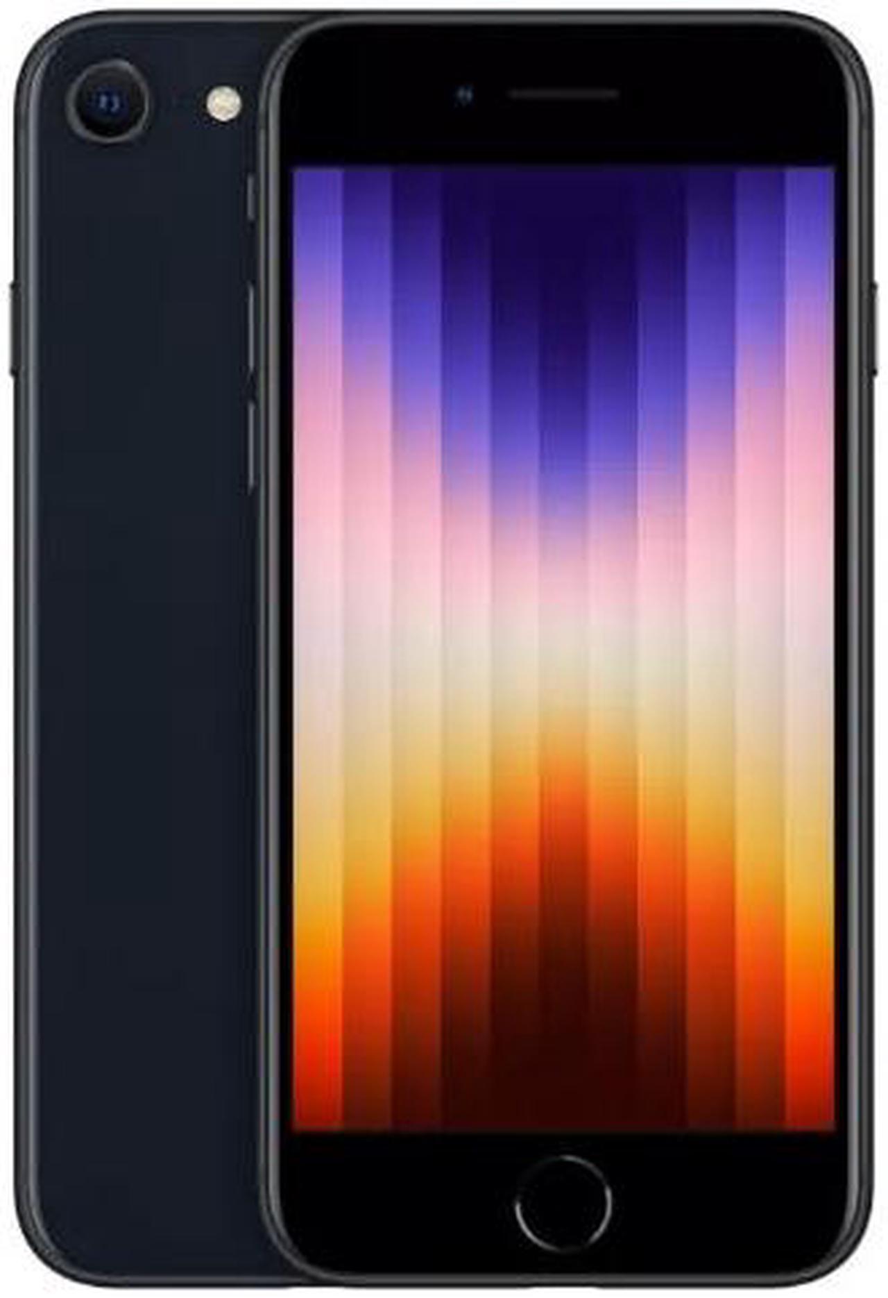 Main image of Apple iPhone SE 3 (3rd Gen) 64GB Fully Unlocked Verizon T-Mobile AT&T 4G LTE (2022) - Black - Excellent Condition