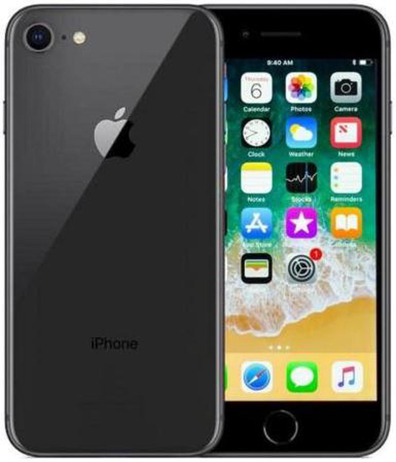 Main image of Apple iPhone 8 64GB Fully Unlocked Verizon T-Mobile AT&T 4G LTE (2017) - Space Gray - Excellent Condition