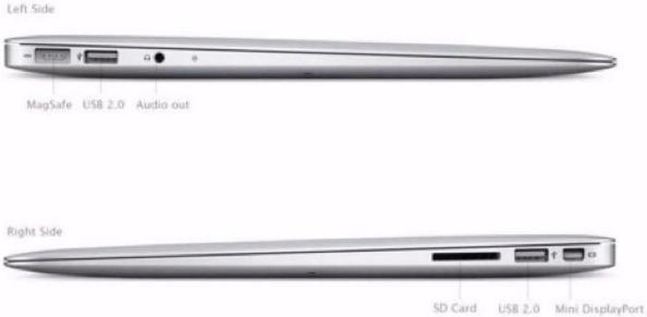 Alt view image 2 of 2 - Apple MacBook Air Laptop Core i5 1.6GHz 4GB RAM 128GB SSD 11" Silver MJVM2LL/A (2015) - Excellent Condition