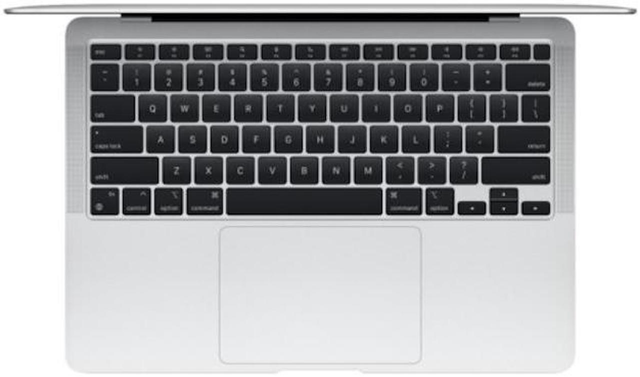 Alt view image 2 of 3 - Apple MacBook Air Laptop Apple M1 8-Core CPU 7-Core GPU 8GB RAM 128GB SSD 13" Silver MGN83LL/A (2020) - Good Condition