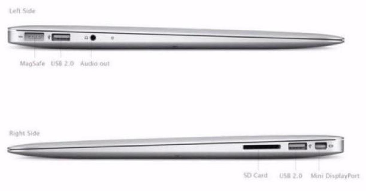 Alt view image 3 of 3 - Apple MacBook Air Laptop Core i5 1.8GHz 8GB RAM 128GB SSD 13" Silver MQD32LL/A (2017) - Excellent Condition