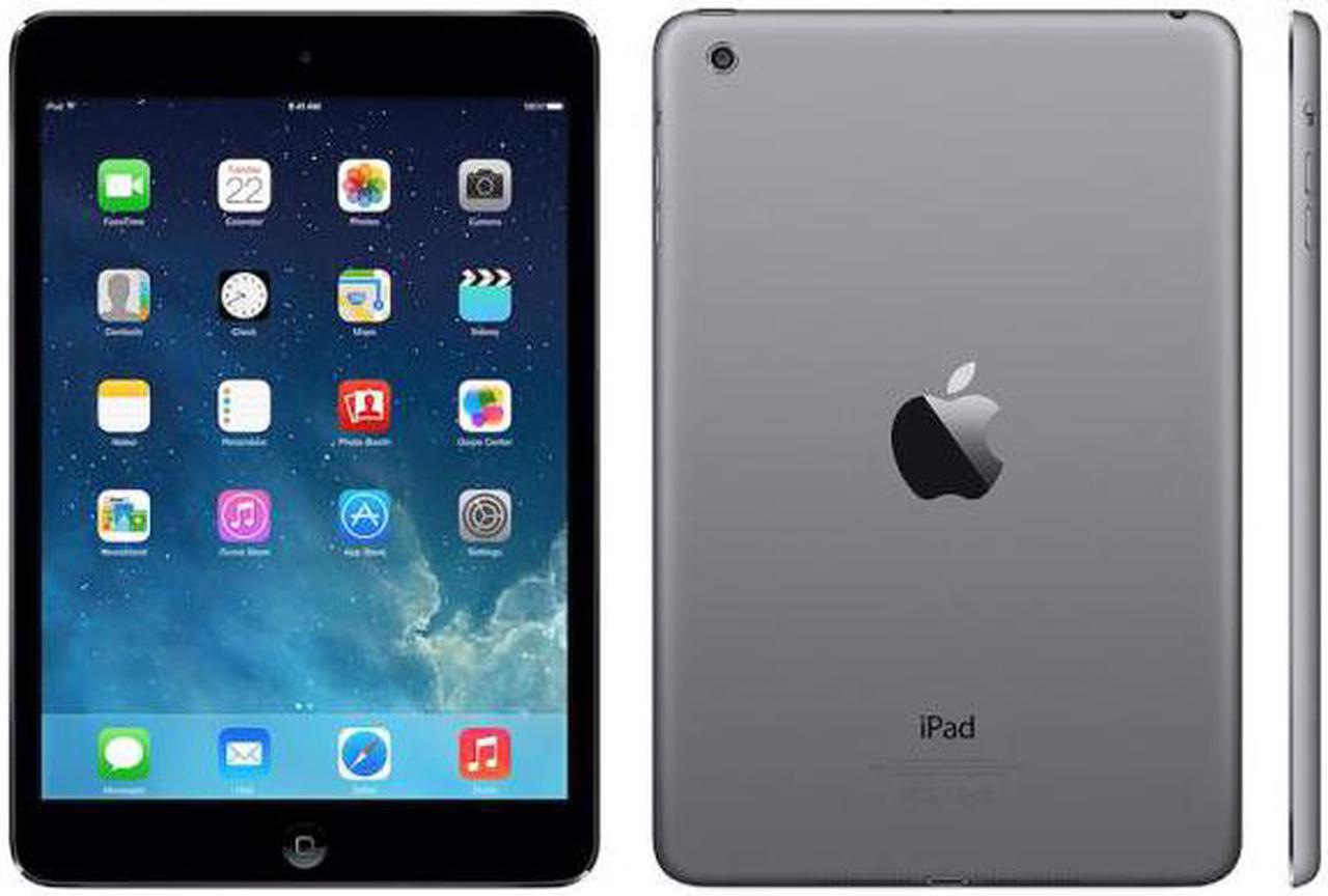 Main image of Apple iPad Mini 1st Gen MF432LL/A 16GB Flash Storage 7.9" 1024×768 pixels at 163 ppi Tablet PC iOS 6 (can be updated) Space Gray