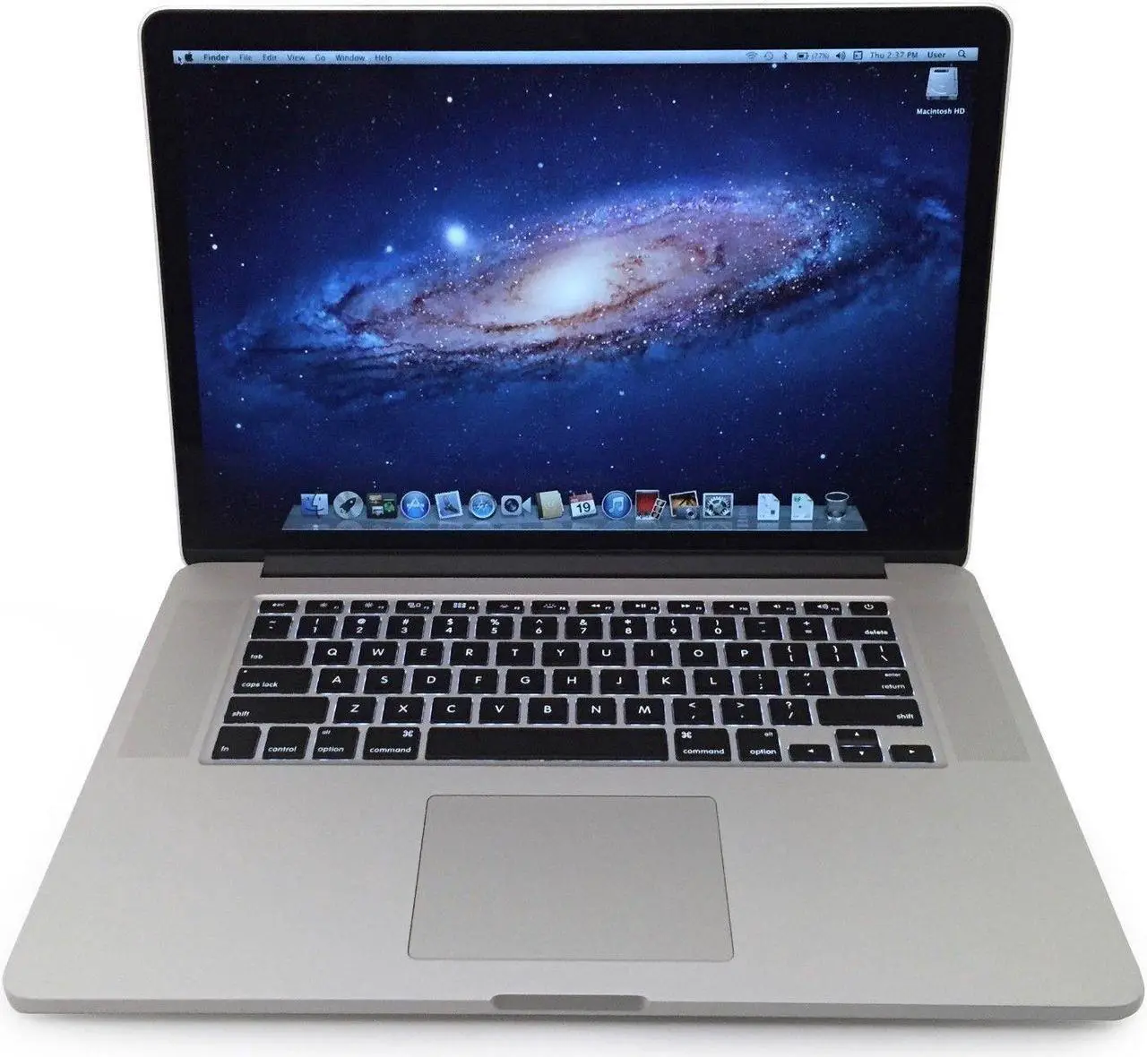 Alt view image 9 of 13 - Apple MacBook Pro 15.4" A1398 i7-4750HQ 2.0GHz 8GB RAM 256GB SSD MacOS 10.13 ME293LL/A