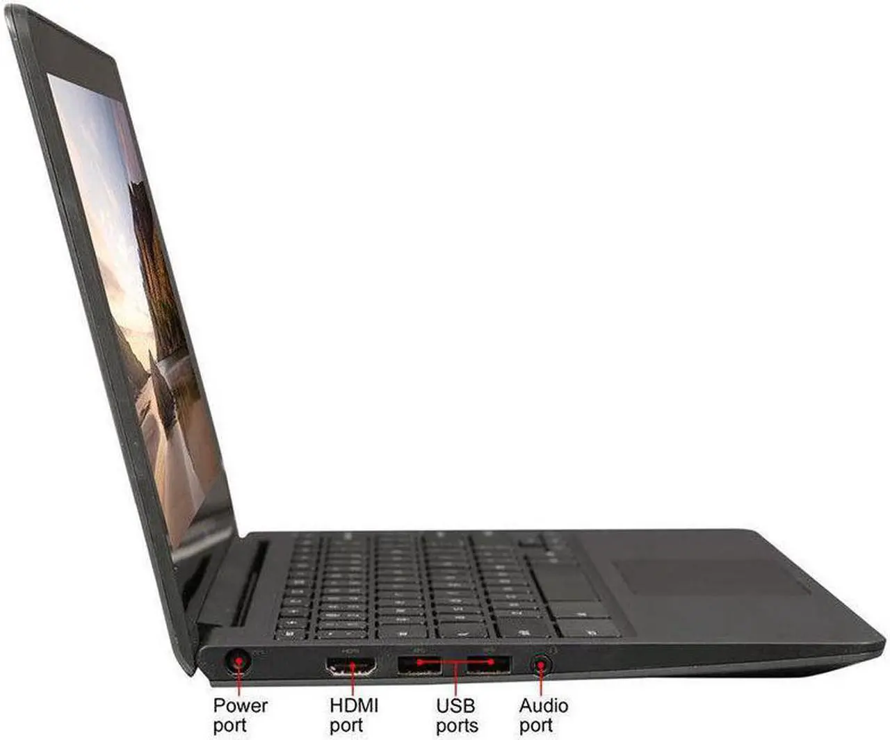 Alt view image 9 of 9 - DELL Chromebook 11 Chromebook Intel Celeron 2955U 4GB Memory 16 GB SSD 11.6" Non-Touch Screen Chrome OS CB1C13