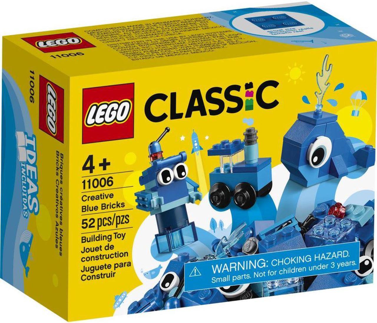 Alt view image 2 of 5 - LEGO Classic Creative Blue Bricks 11006 (52 Pieces)