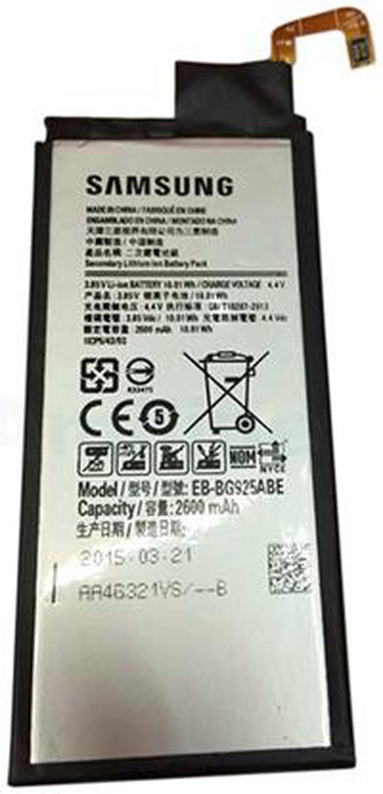 Main image of Genuine OEM Original Samsung Galaxy S6 Edge Internal Battery EB-BG925ABE -2600mAh