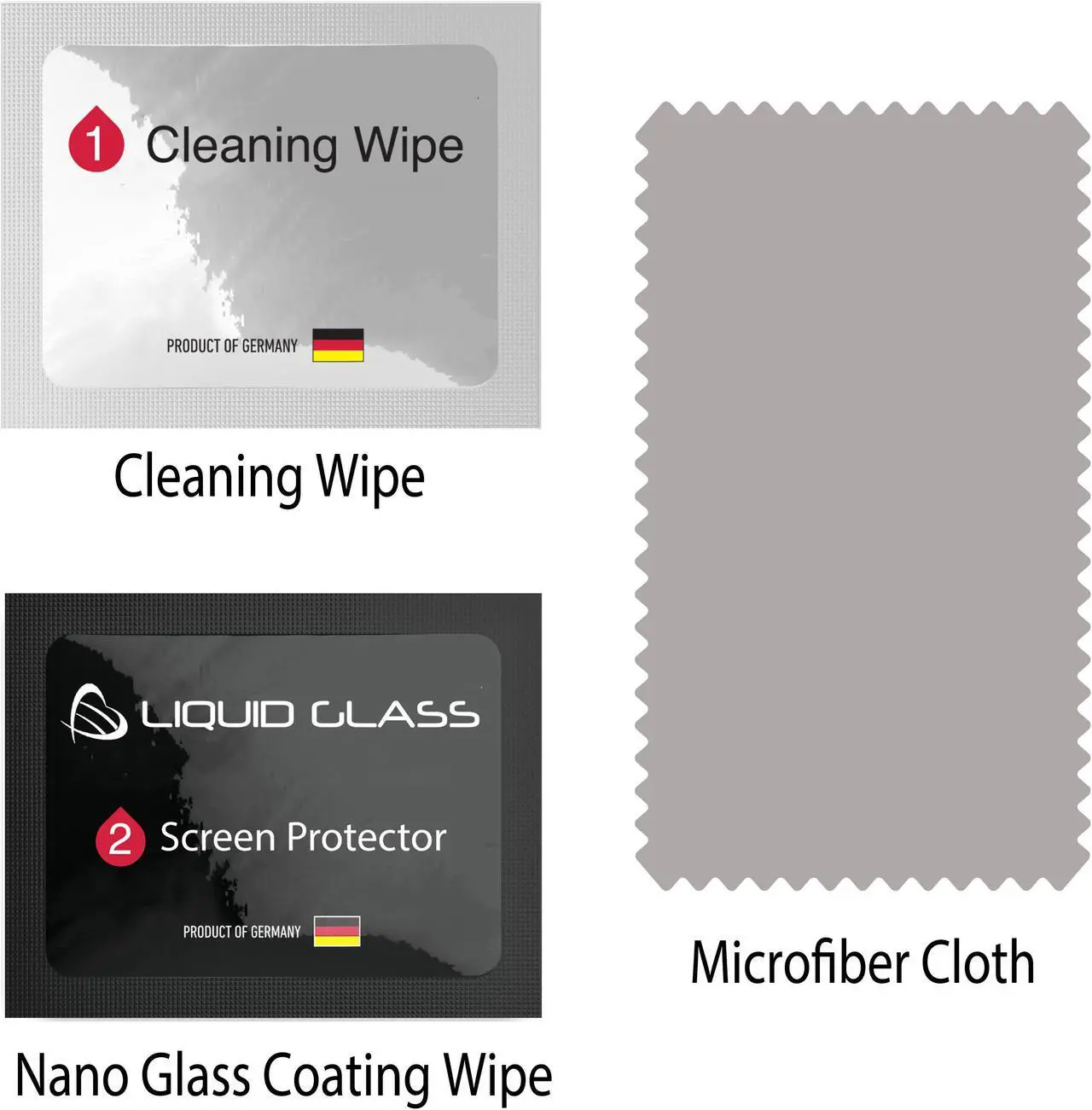 Alt view image 3 of 7 - luvvitt liquid glass screen protector for all phones tablets watches apple samsung lg iphone ipad galaxy s20 s10 s9 note 10 11 plus ultra pro max nano hi-tech protection