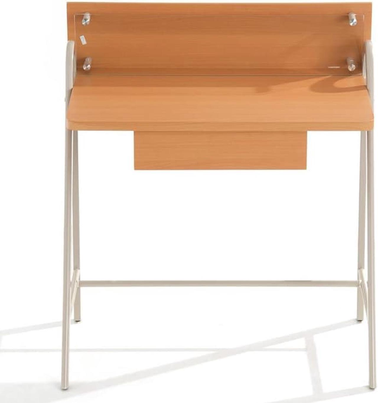 Alt view image 3 of 5 - ProHT Home Office Modern Compact Computer Desk, Beech, 05002