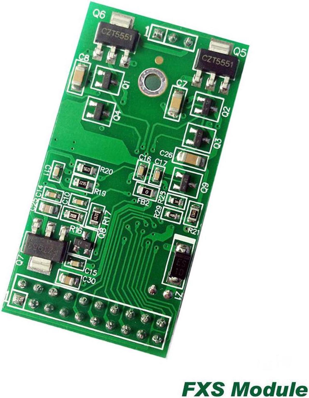 Alt view image 4 of 6 - Asterisk Card TDM400P with 1 FXO + 3 FXS modules,Supports digium asterisk sangoma FreePBX For Sip phone System VoIP PABX Gateway SIP Trunk TDM410