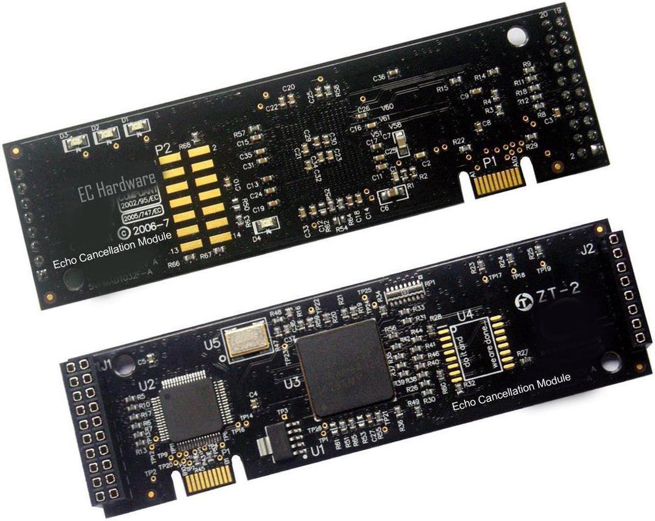 Alt view image 3 of 6 - Asterisk PCI Analog Board with 1 FXO+3FXS,with Echo Canceller Hardware,supports issabel,Freepbx,For Asterisk PBX VoIP PABX Phone System TDM400P TDM410P