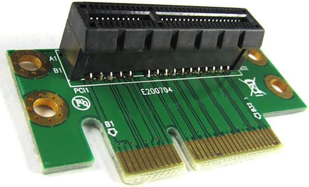 Alt view image 2 of 4 - PCIe Adapter Riser Card 90 Degree For 1U 2U Server Chassis,90 degree right angle adapter card.PCI Express (PCI-E)  4x