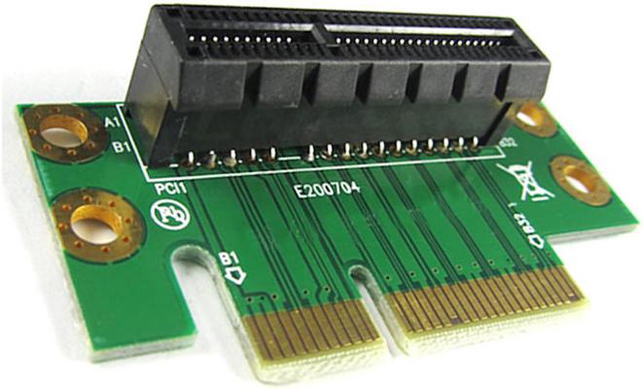 Alt view image 4 of 4 - PCIe Adapter Riser Card 90 Degree For 1U 2U Server Chassis,90 degree right angle adapter card.PCI Express (PCI-E)  4x