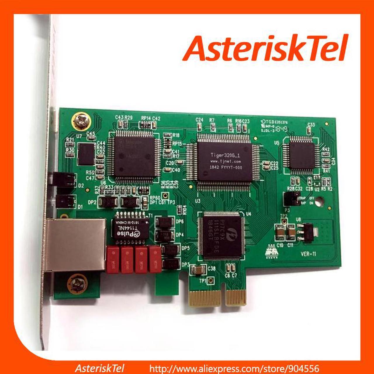 Main image of TE110PE 1 Port,ISDN PRI Card,PCI-E,Support Astersk digium AsteriskNow sangoma Freepbx Issabel ,dahdi.T1 Card E1 Card,te110e ISDN SS7 PRI ,Call Center,Asterisk PRI Voice Board