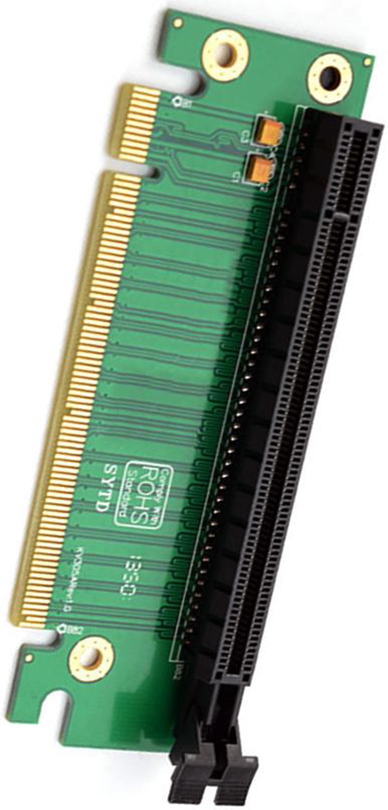 Alt view image 4 of 4 - PCIe Adapter Riser Card 90 Degree Right Angle PCIe Adaptor PCI-E convertor Card PCI Express  (PCIe) 16x