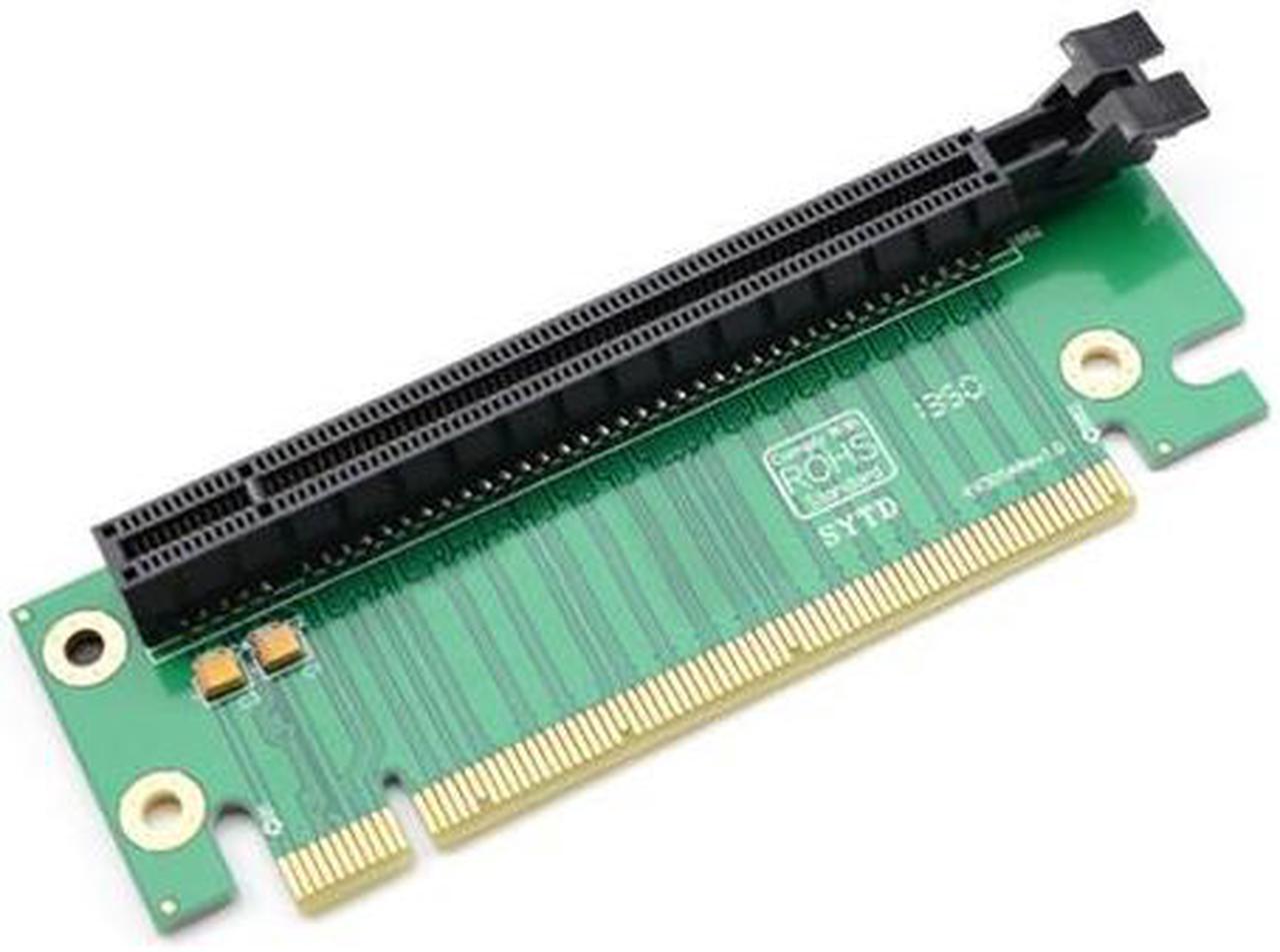 Main image of PCIe Adapter Riser Card 90 Degree Right Angle PCIe Adaptor PCI-E convertor Card PCI Express  (PCIe) 16x