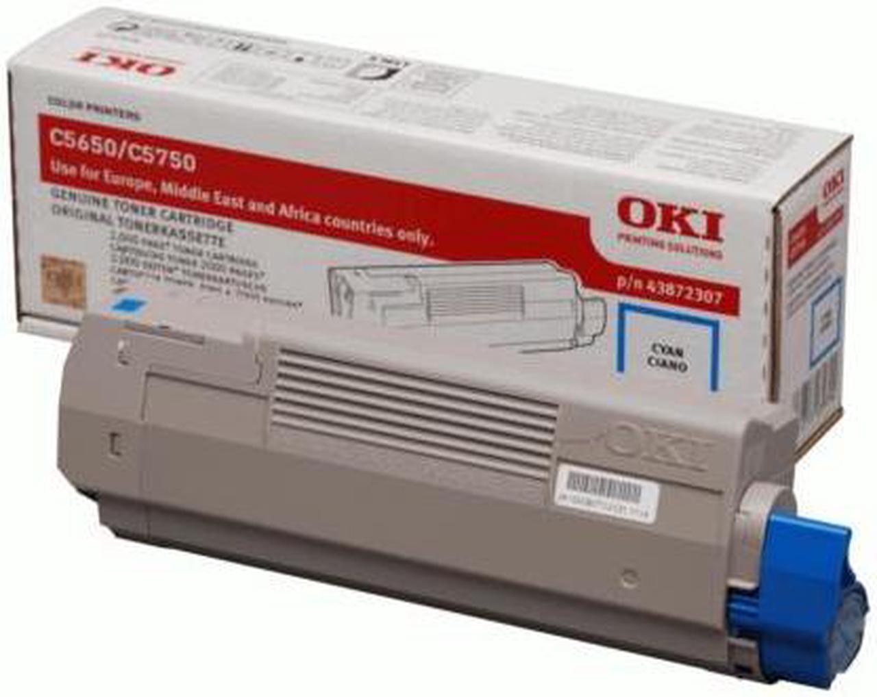 Oki 43872307 Toner cyan, 2K pages @ 5% coverage