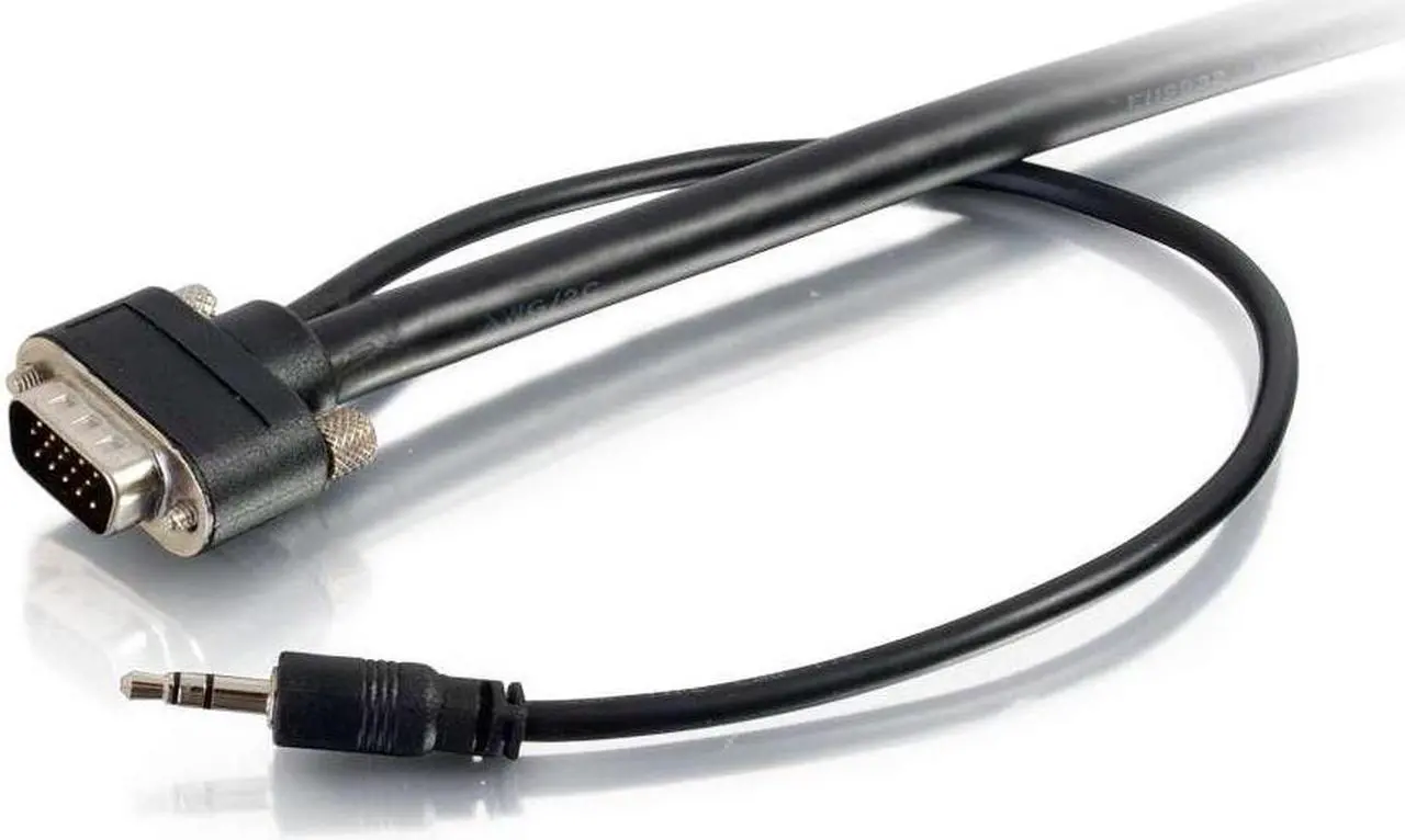 Main image of C2G 50227 15ft Select VGA + 3.5mm Stereo Audio A/V Cable M/M - In-Wall CMG-Rated