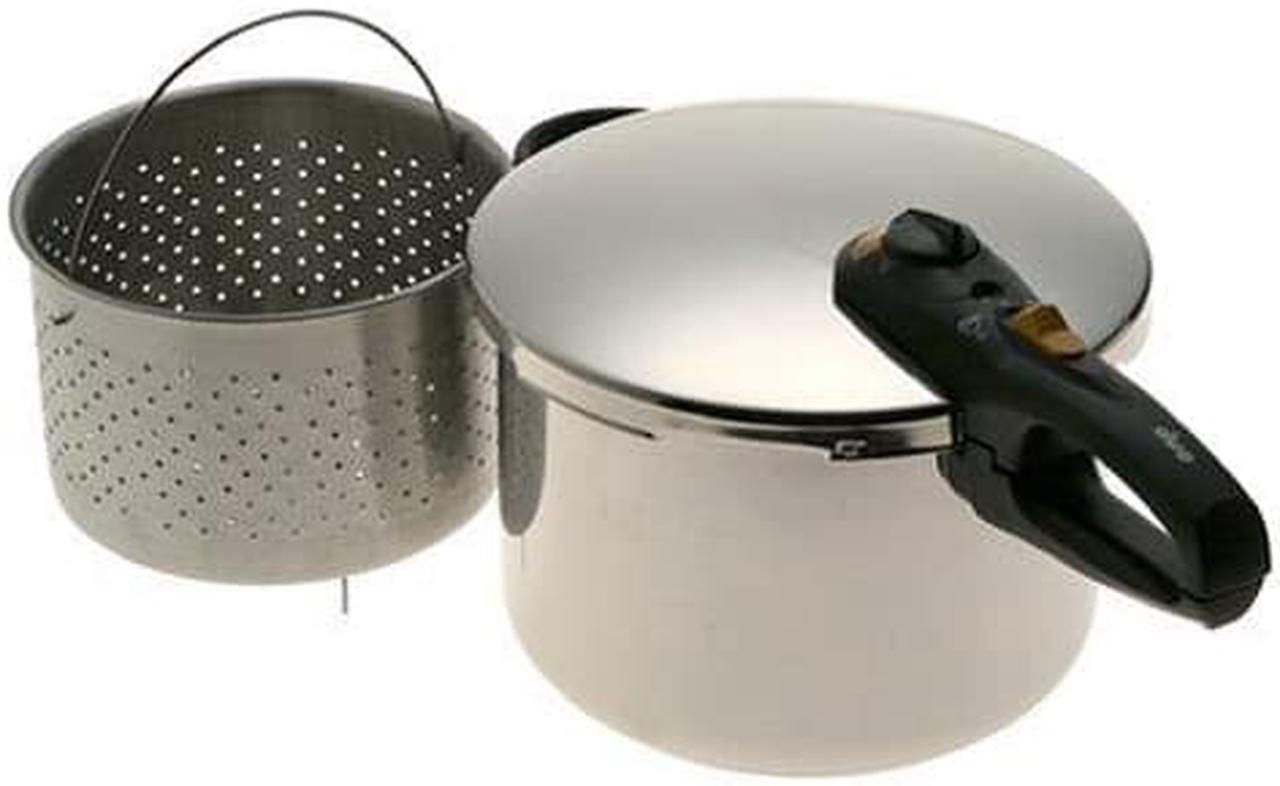 Alt view image 5 of 9 - Fagor Duo Stainless Steel 8 Quart Pressure Cooker 918060787