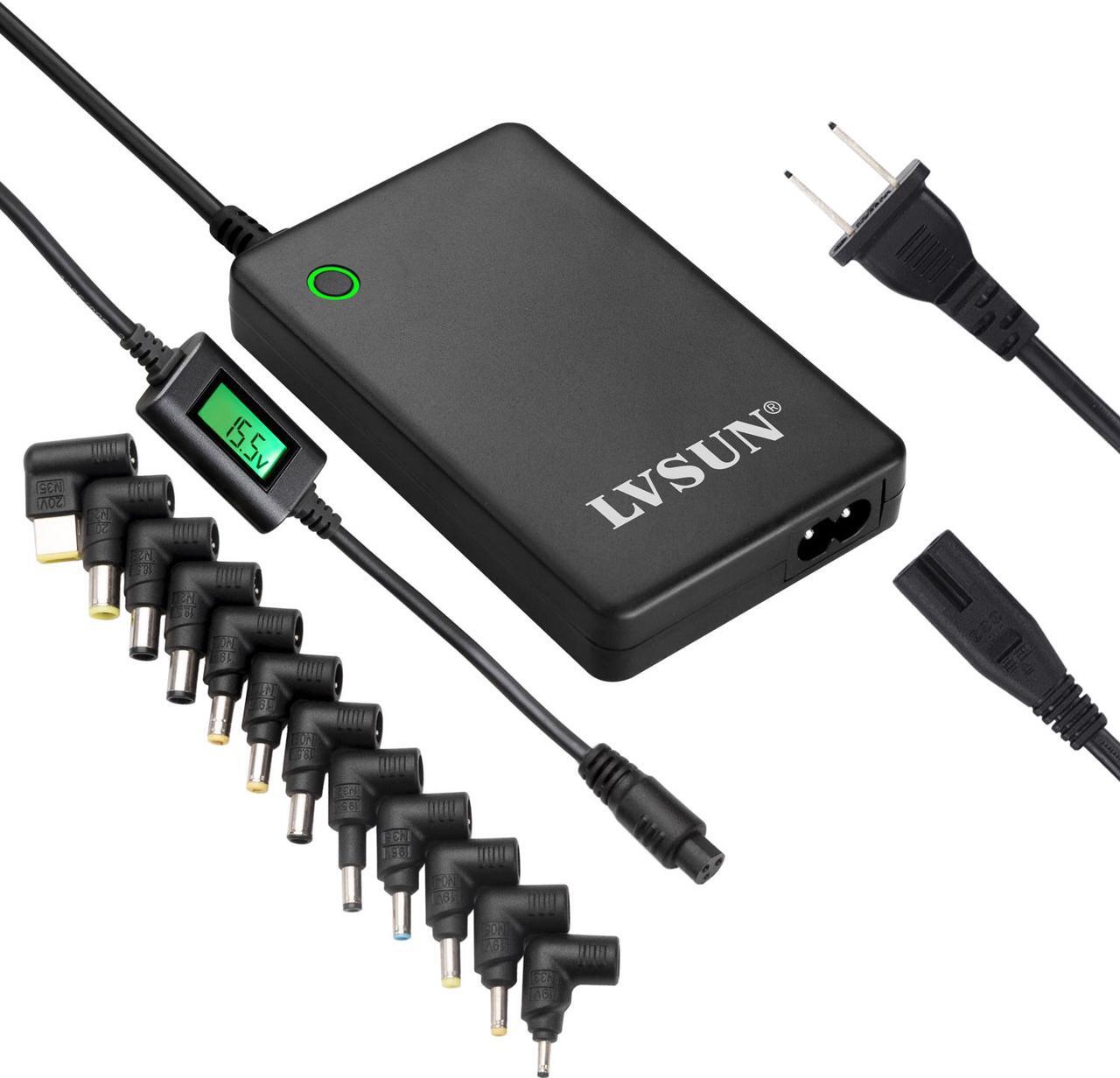 Main image of 90 Watt Ultra Slim Universal Laptop Ac Adapter Notebook Power Supply with 12 Multiple DC Tips Fit for HP DELLL Lenovo Thinkpad Sony Compaq Asus Acer Toshiba Samsung Etc