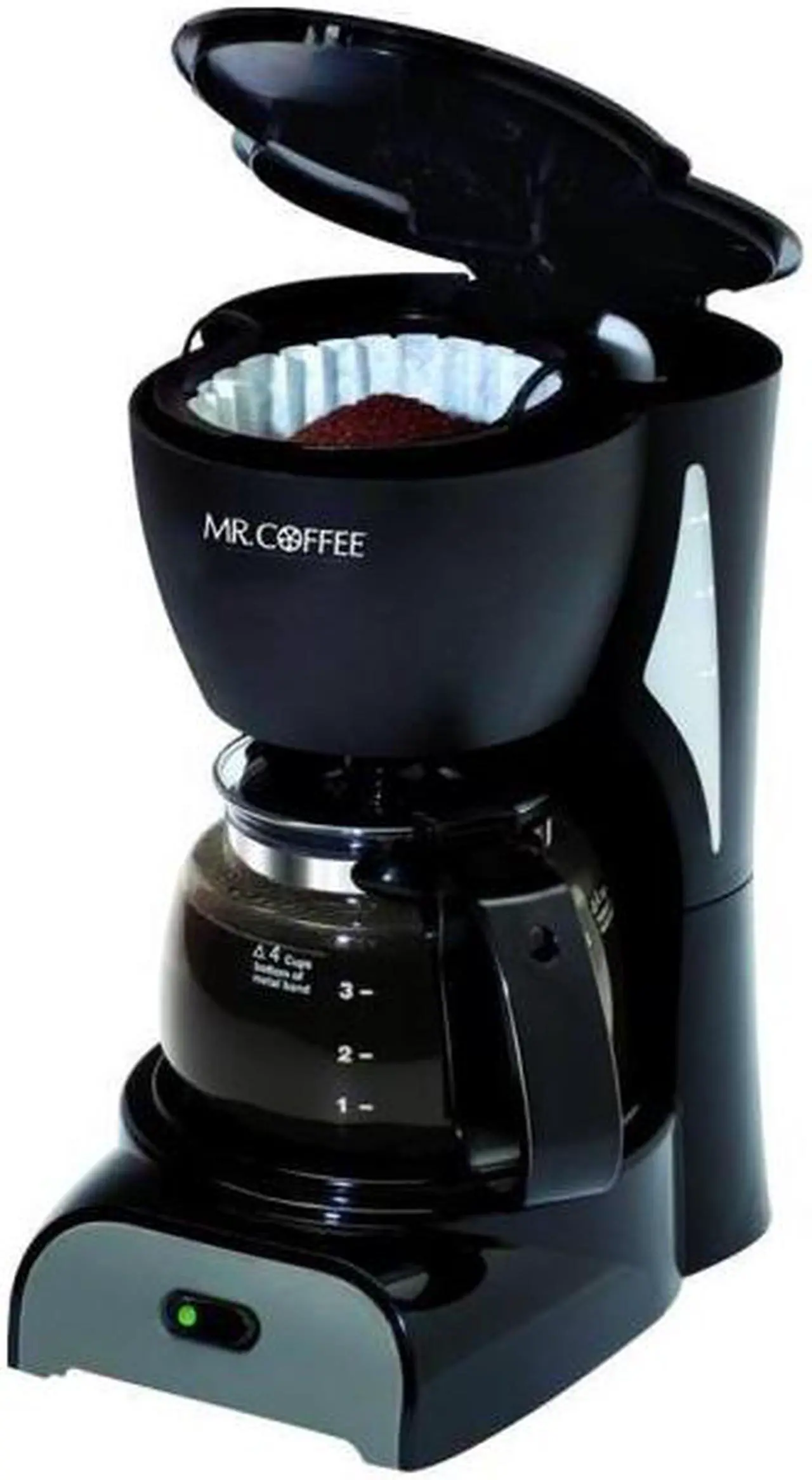 Alt view image 8 of 13 - MR.COFFEE DR5-NP 4-Cup Drip Coffeemaker - Black