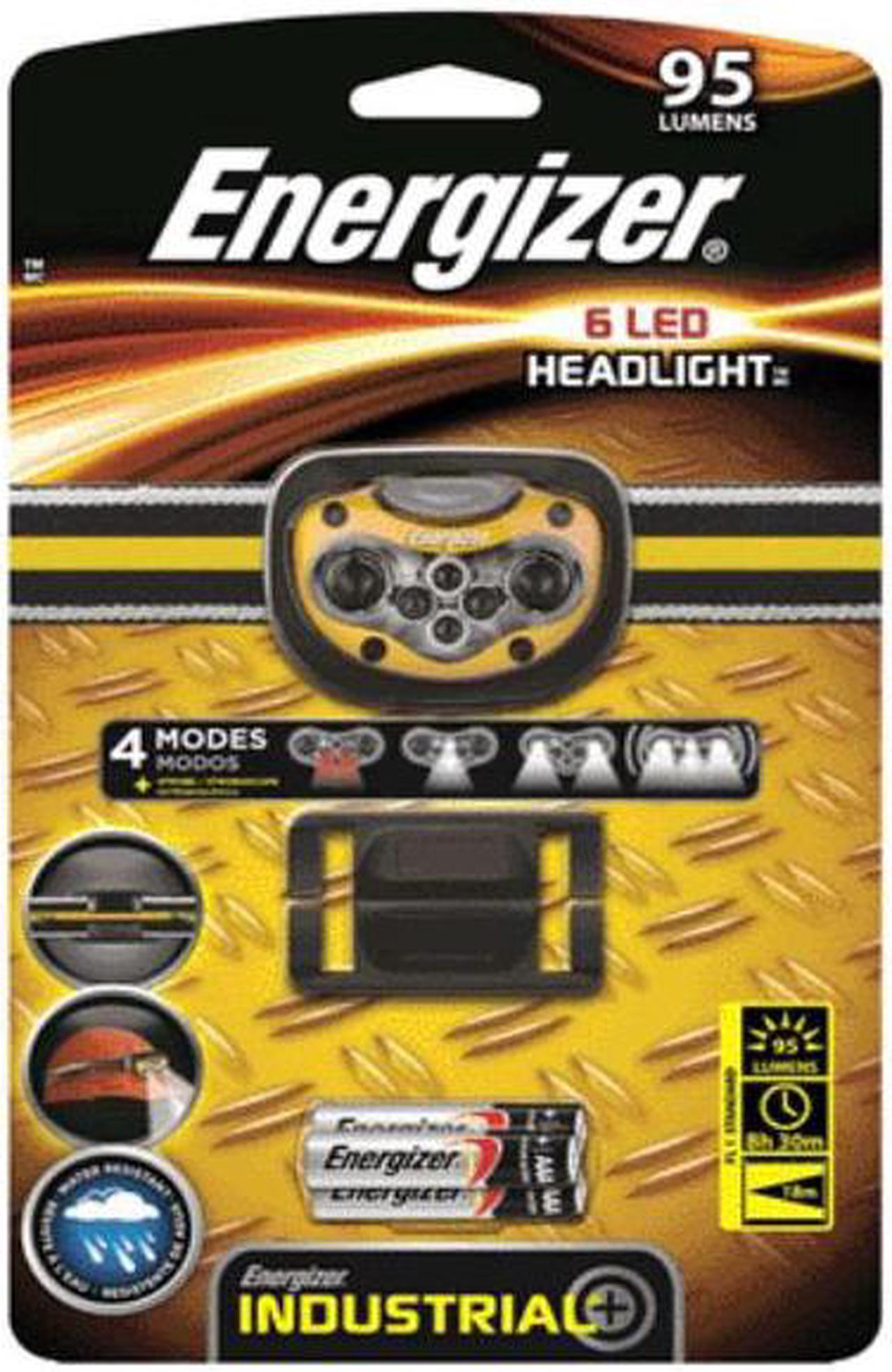 Main image of ENERGIZER HDBIN32EB Headlamp, LED, 4 Modes, 300 Lumens, Red