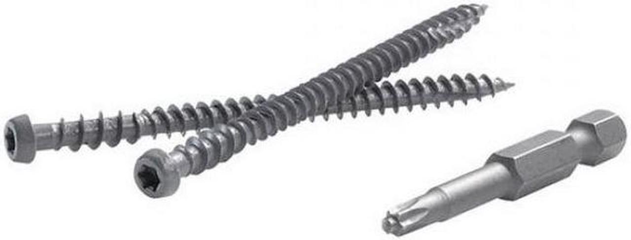 Fastenmaster FMTR3-212-75TSSR TrapEase 3 Composite Deck Screw, 2.5"