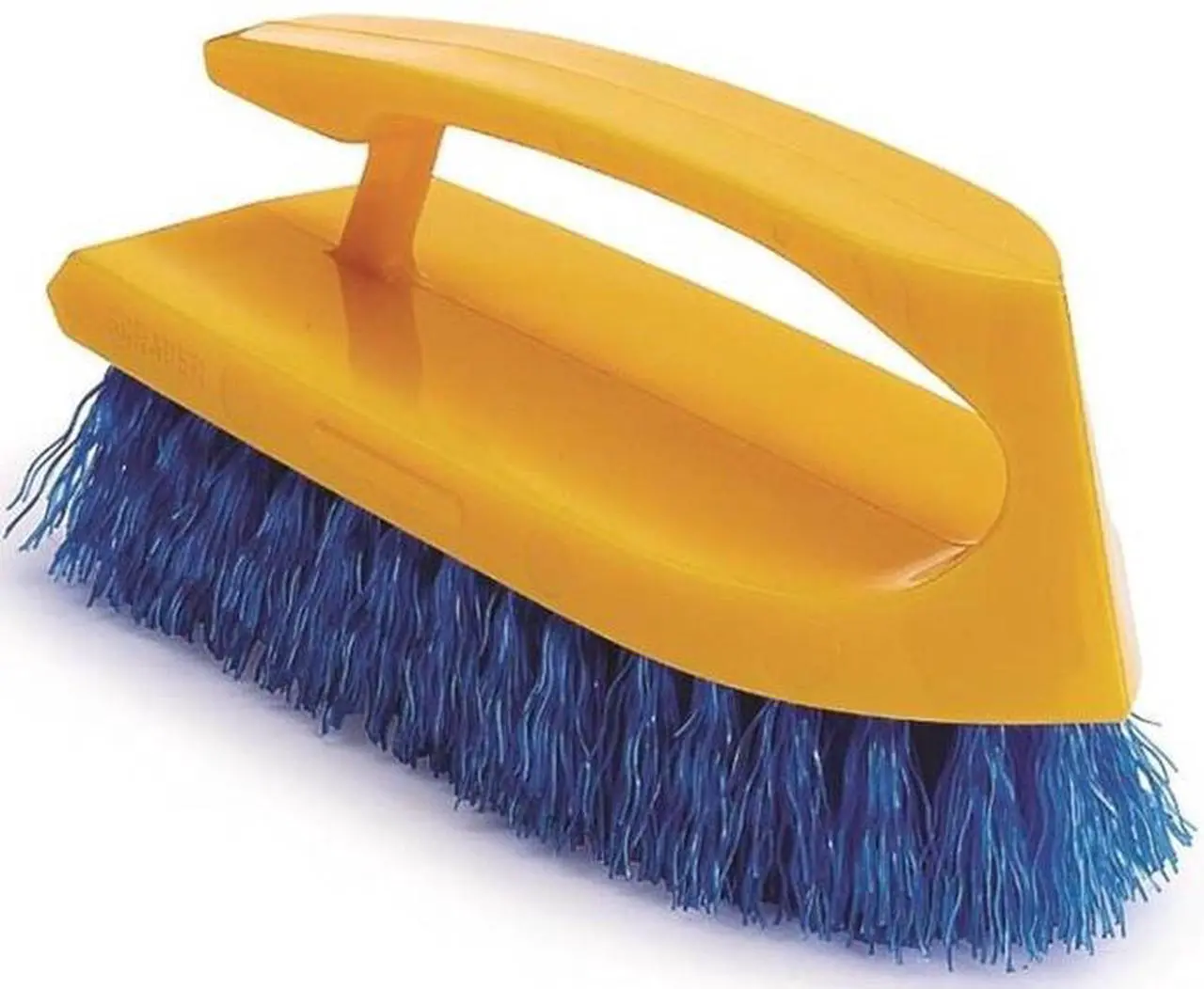 Alt view image 8 of 20 - Rubbermaid Commercial Long Handle Scrub Brush 6" Brush Yellow Plastic Handle/Blue Bristles 6482COB