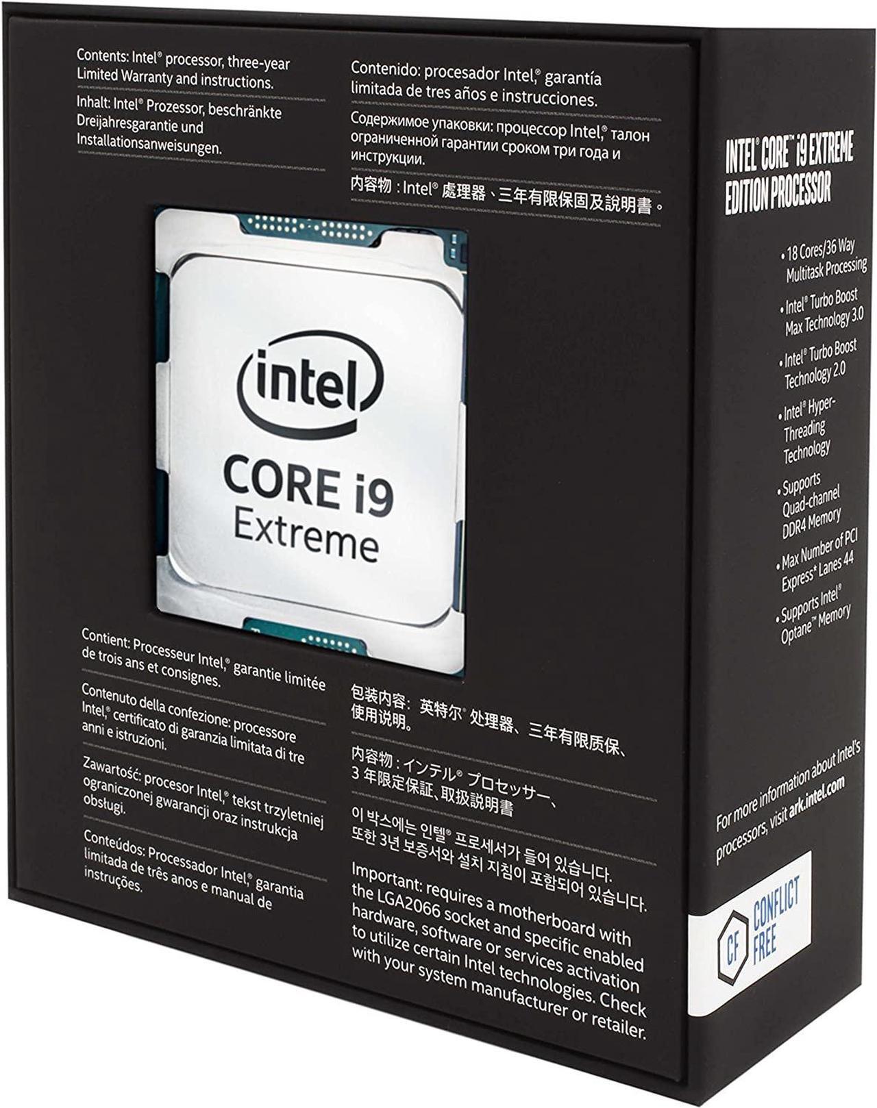 Alt view image 11 of 12 - Intel Core i9-7980XE Extreme Edition CD8067303734902 Desktop Processor OEM