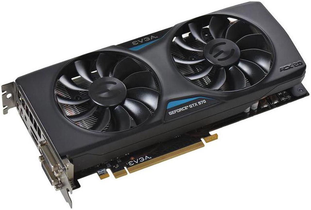 EVGA GeForce GTX 970 4GB SC GAMING ACX 2.0, 26% Cooler and 36% Quieter Cooling Graphics Card 04G-P4-2974-KR