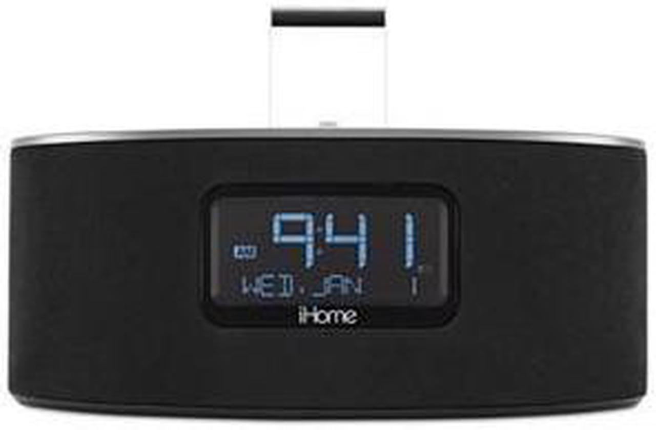 Alt view image 8 of 15 - iHome iDL46 Stereo Dual Alarm Clock Radio for iPad, iPhone&  iPod, Gray