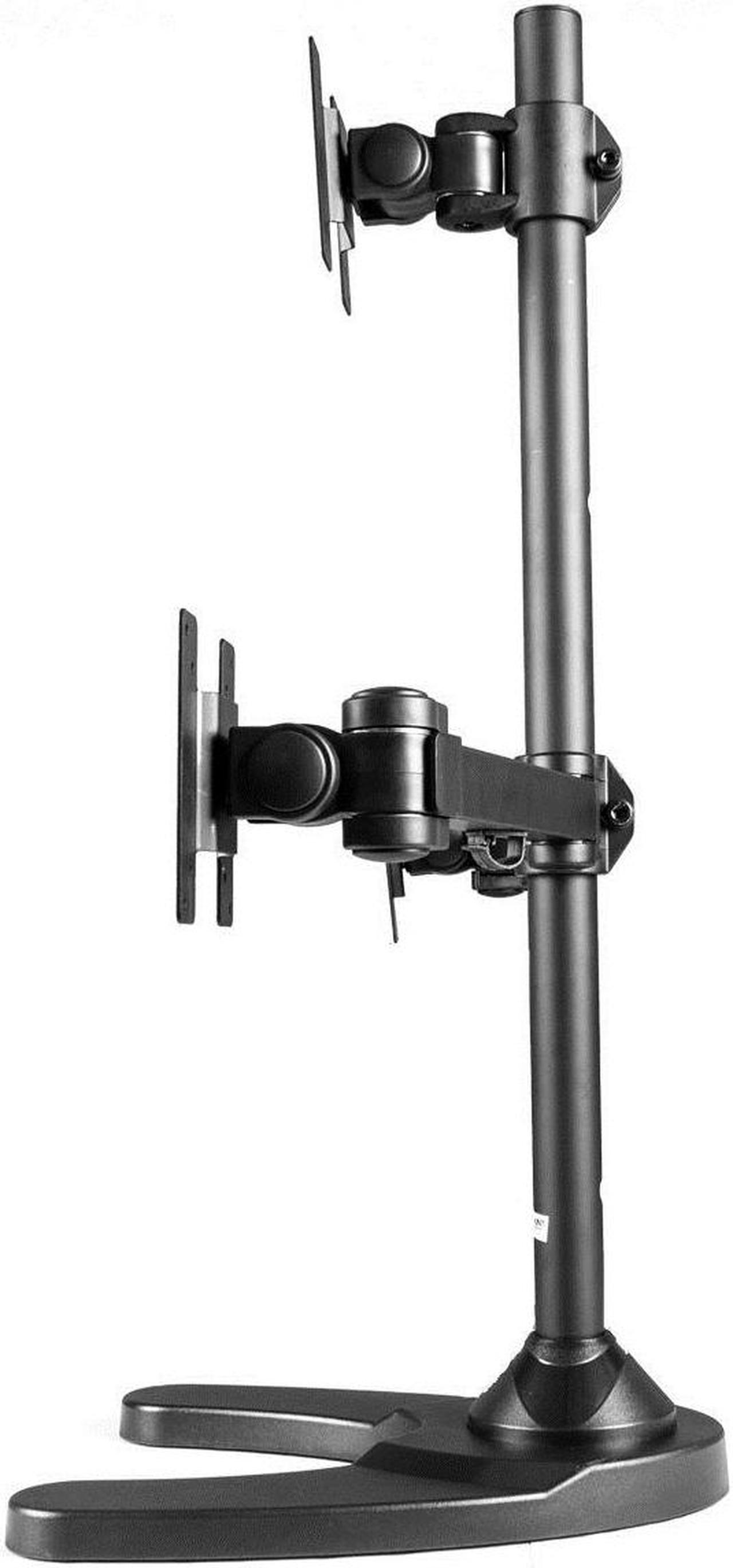 Alt view image 3 of 10 - Monmount LCD3501T Free Standing Desk Triple LCD Monitor Mount w/ Weighted Stand