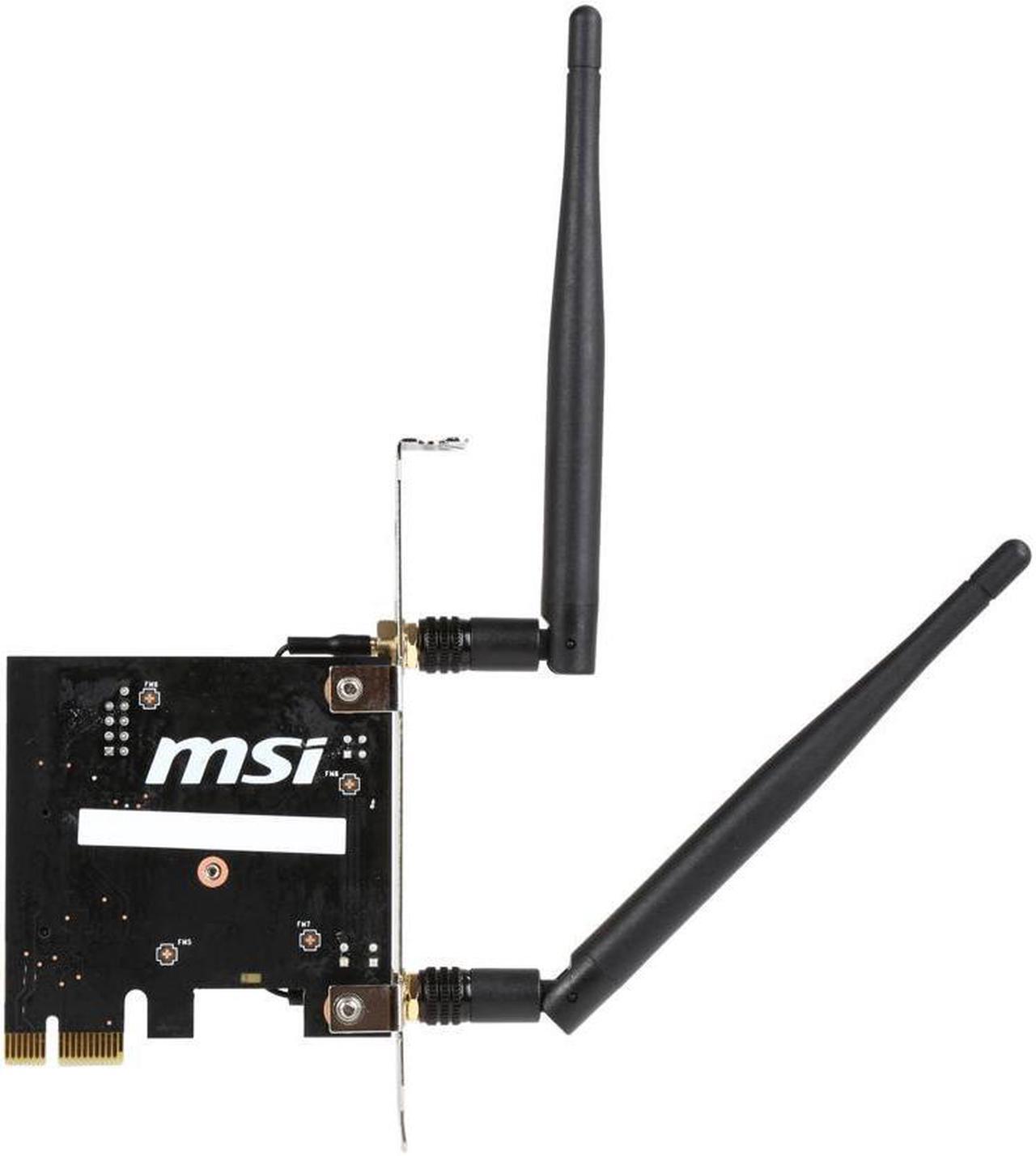 Alt view image 6 of 9 - MSI WIRELESS AC ADAPTER INTEL 8265 PCIE DUAL BAND 2X2 802.11 AC 2.4/5 GHZ