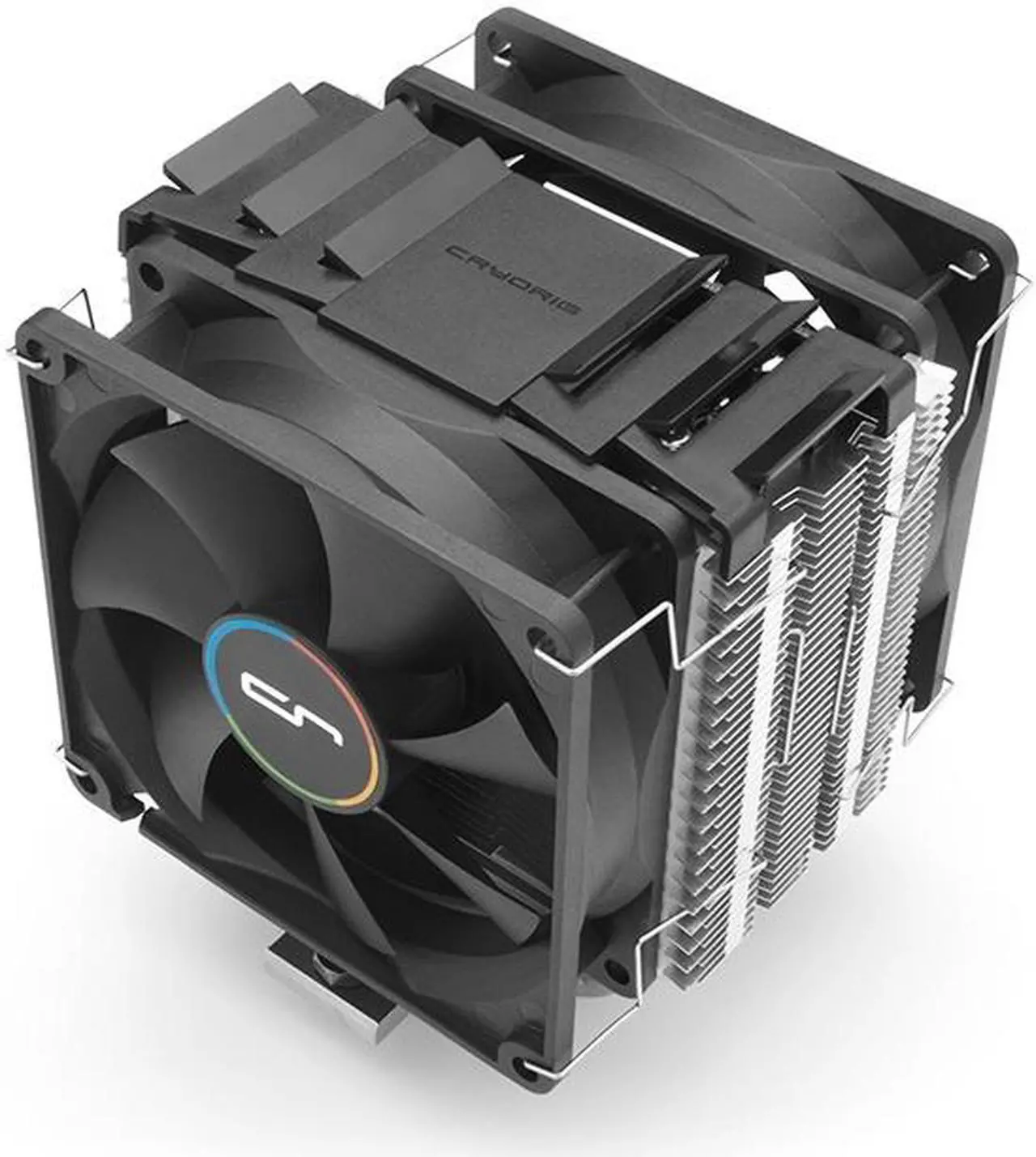 Alt view image 9 of 13 - CRYORIG M9 Plus Dual Tower Cooler for Intel CPUs