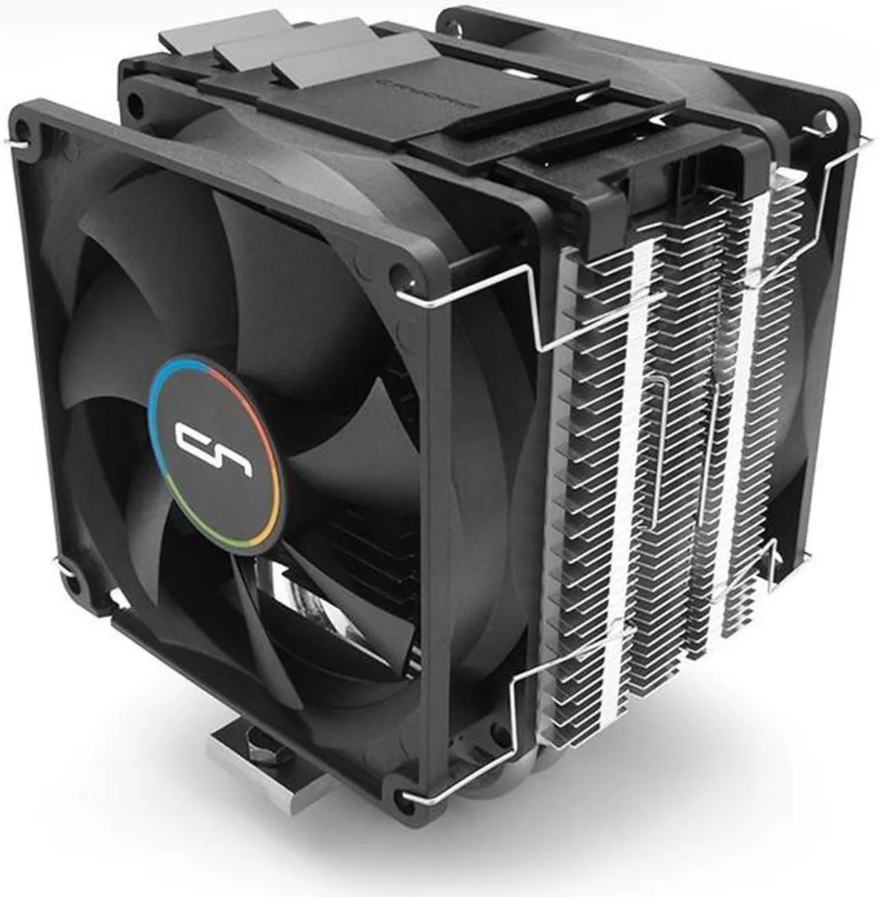 Alt view image 10 of 13 - CRYORIG M9 Plus Dual Tower Cooler for Intel CPUs