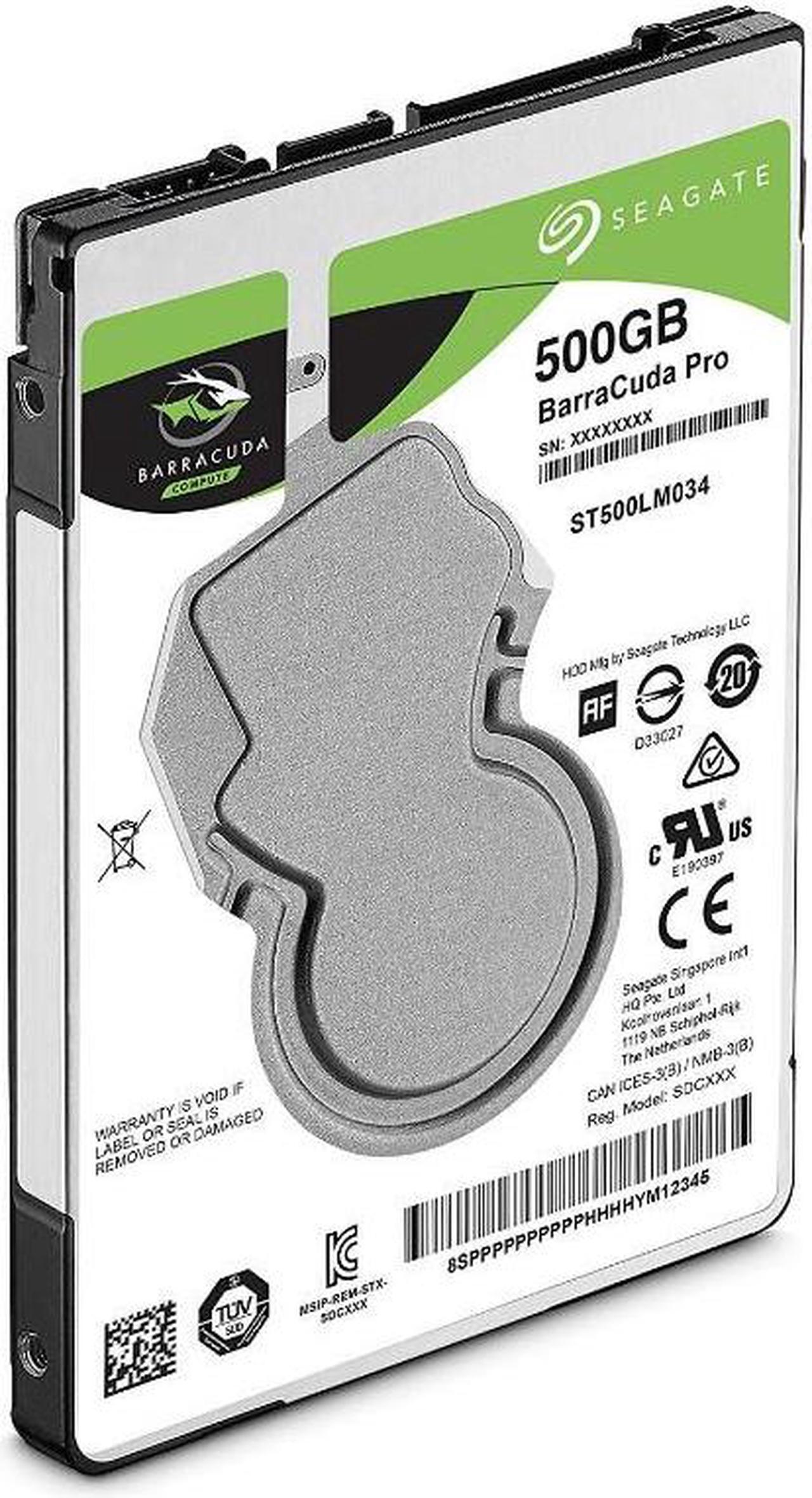 Alt view image 2 of 10 - Seagate 500GB Barracuda Pro SATA 6Gb/s 128MB Cache 2.5-Inch Internal Hard Drive (ST500LM034)
