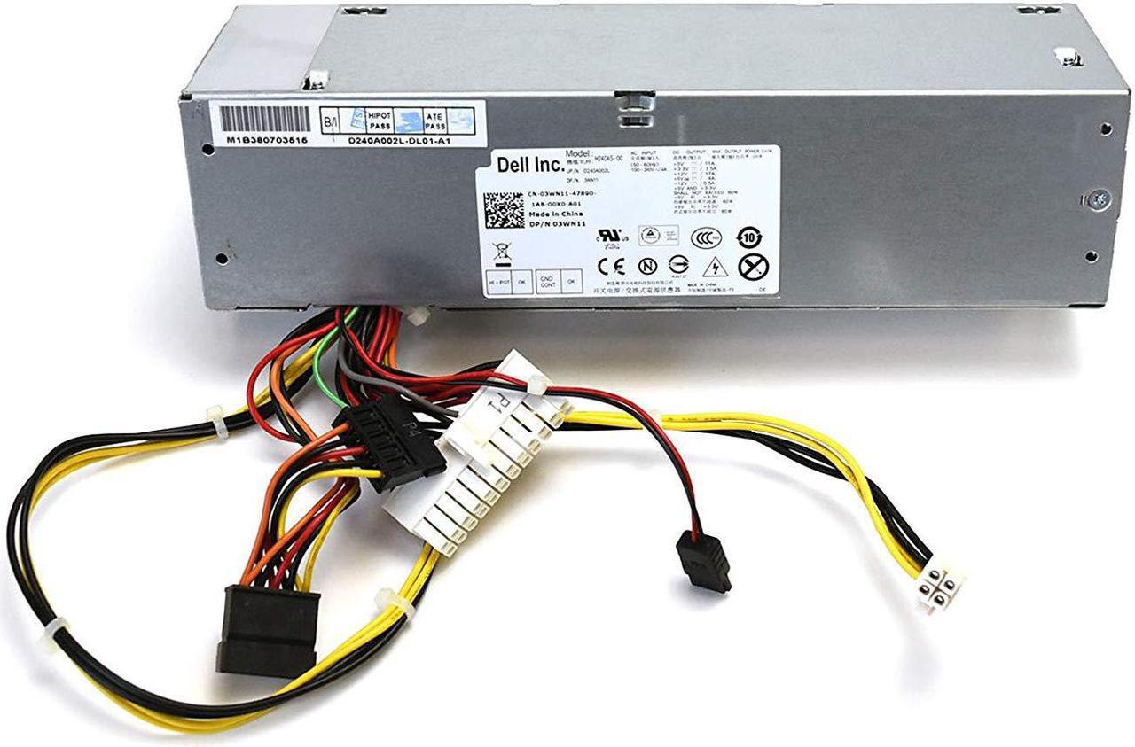 Alt view image 2 of 13 - Dell 240W Watt 3WN11 H240AS-00 2TXYM 709MT Power Supply Unit