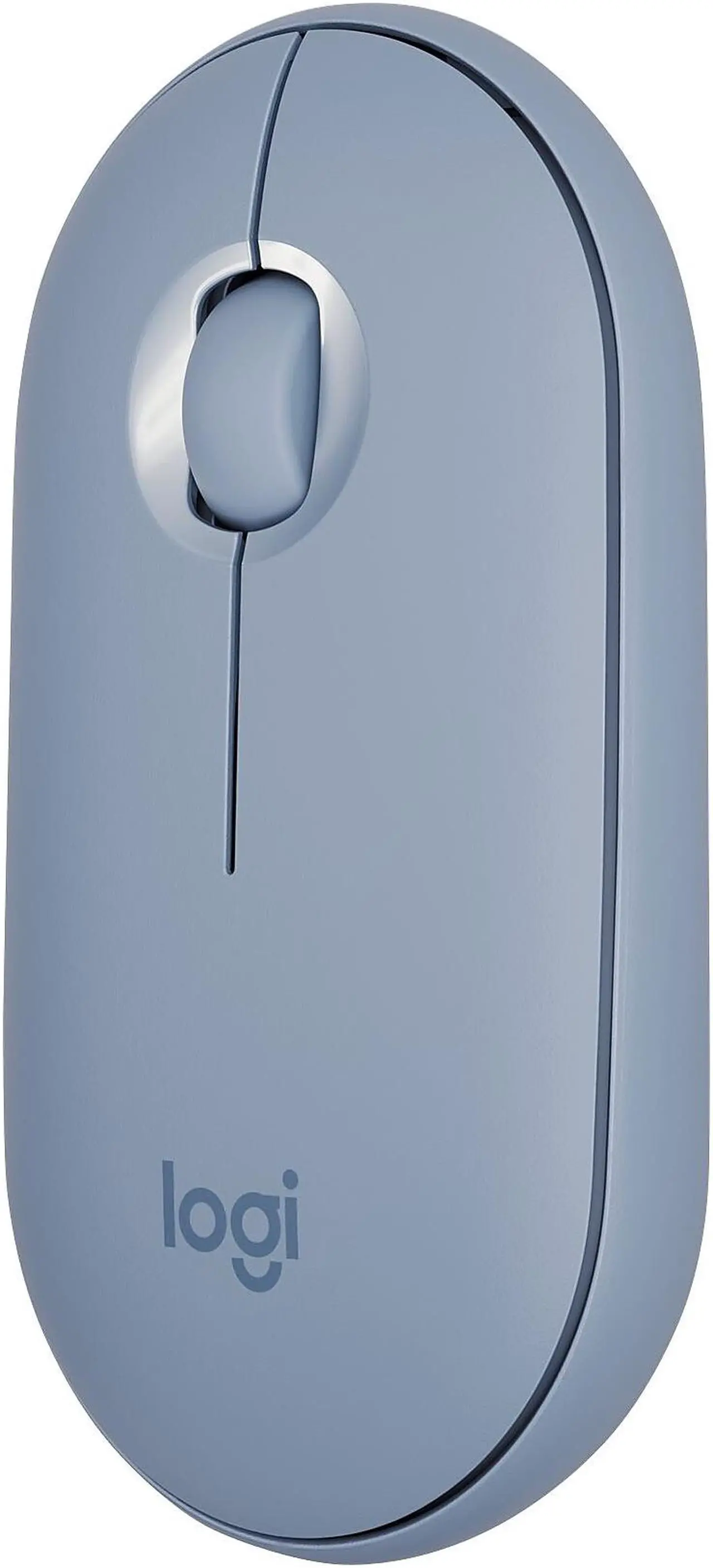 Alt view image 13 of 20 - Logitech PEBBLE M350 910-005773 Blue Grey 3 Buttons 1 x Wheel Dual (RF / Bluetooth Wireless) Optical Mouse