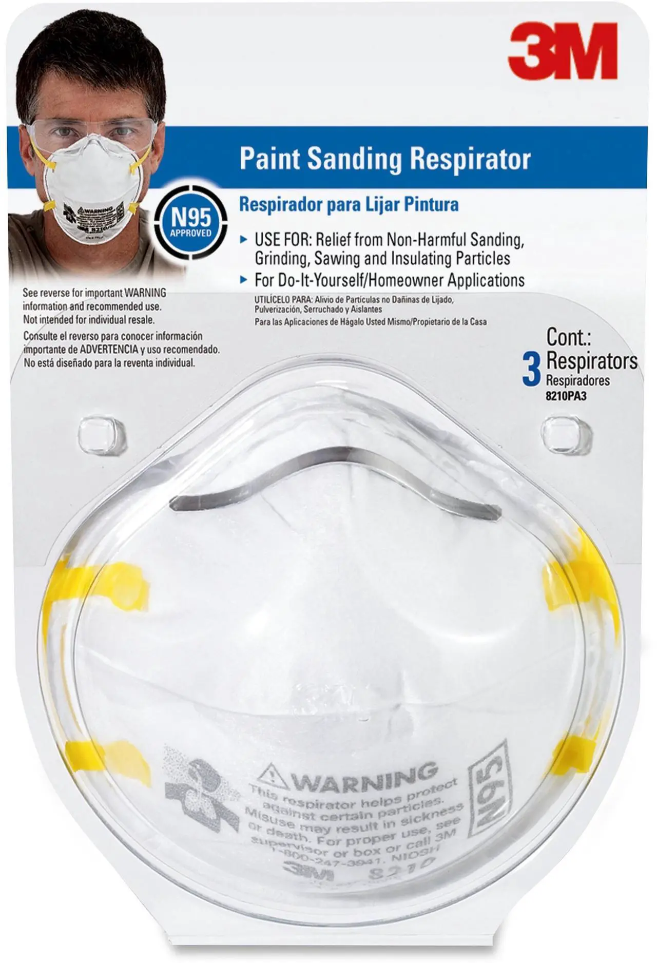 Main image of 3M Particulate Respirator N95 20/BX White 46457