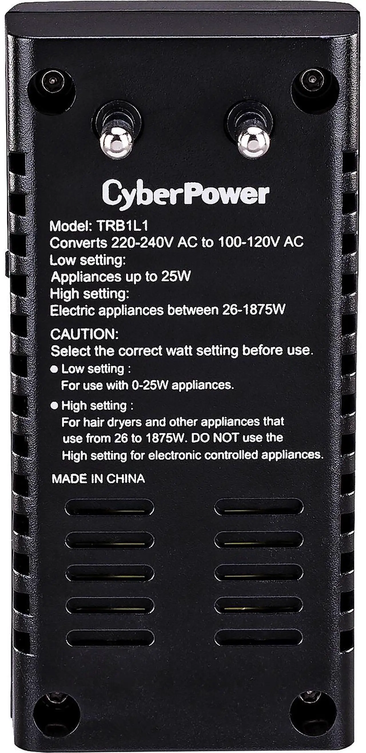 Alt view image 11 of 11 - CYBERPOWER SYSTEMS USA TRB1L1 TRAVEL ADAPTER 100-240V IN/OUT