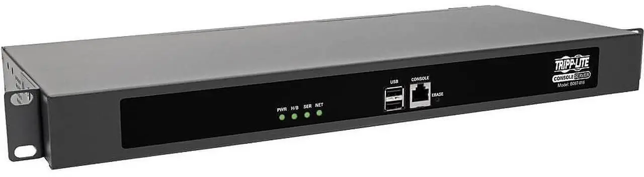 Alt view image 9 of 16 - Tripp Lite Serial Console Server 16-Port 2 USB Ports Dual GbE 4 Gb Flash 1U - Twisted Pair - 2 x Network (RJ-45) - 2 x USB - 16 x Serial Port - 10/100/1000Base-T - Gigabit Ethernet - Desktop, Rack-mou
