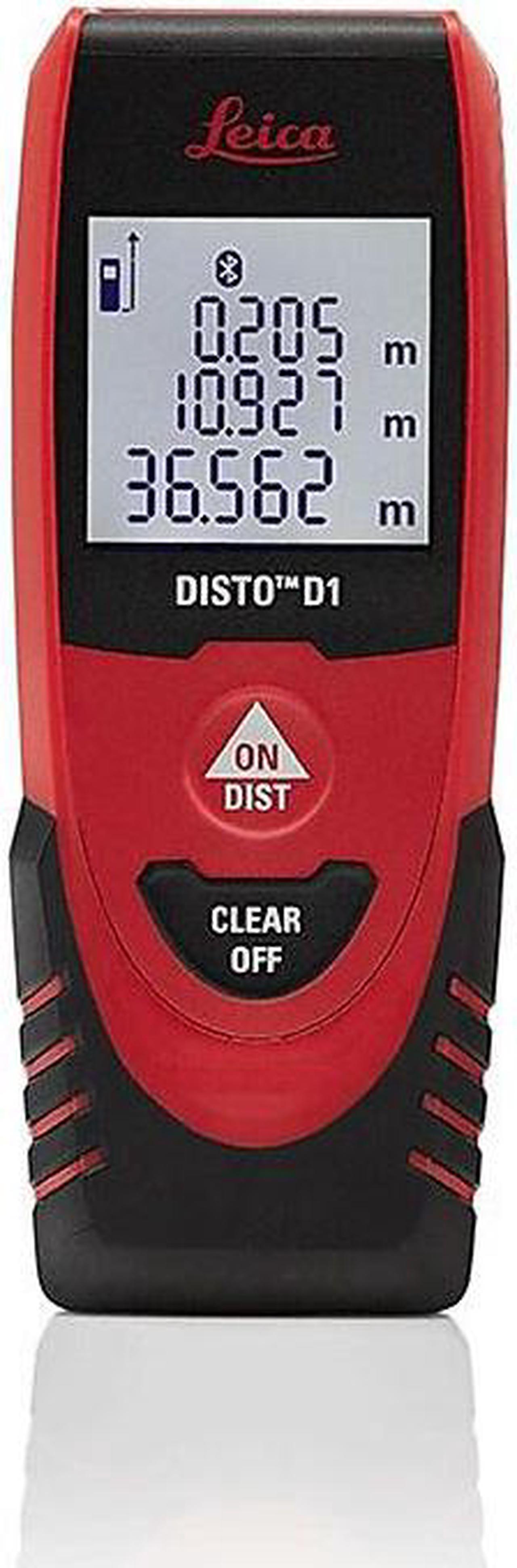 Alt view image 6 of 10 - Leica's newest laser distance measuring tool, the Leica DISTO D1. Accuracy that will leave your tape measure on your belt, and functionality that will keep your pencil at home.