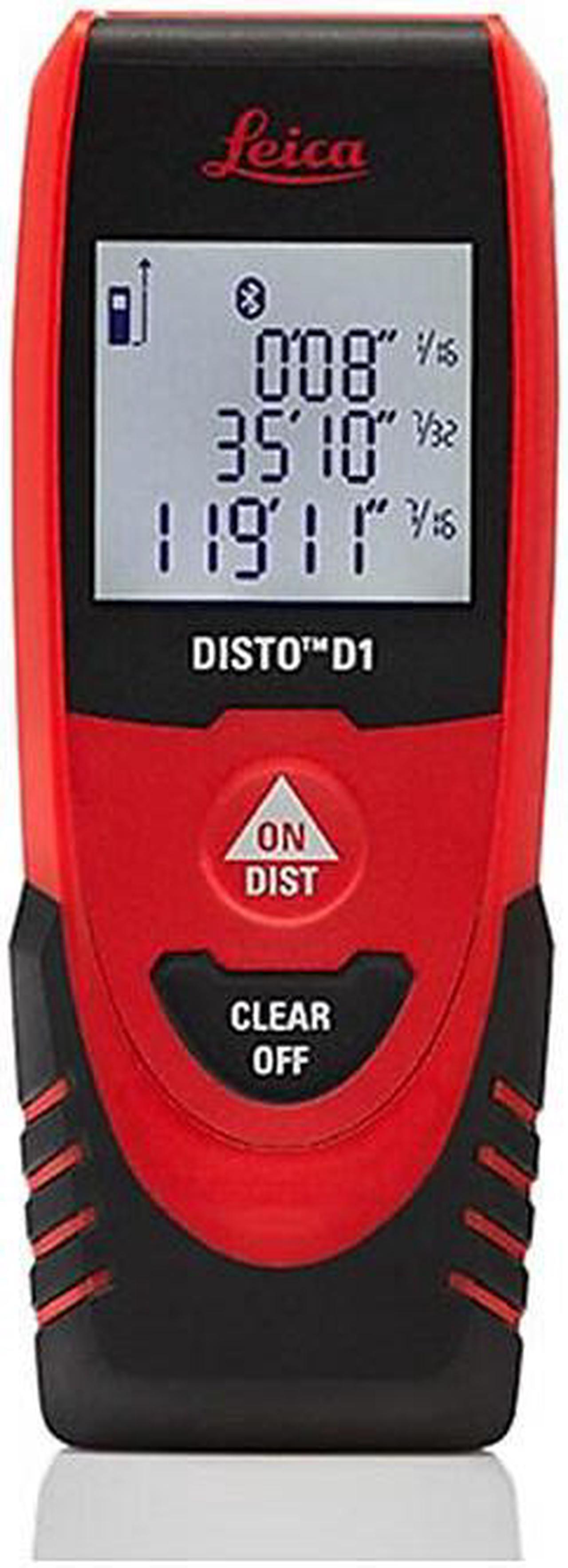 Alt view image 7 of 10 - Leica's newest laser distance measuring tool, the Leica DISTO D1. Accuracy that will leave your tape measure on your belt, and functionality that will keep your pencil at home.